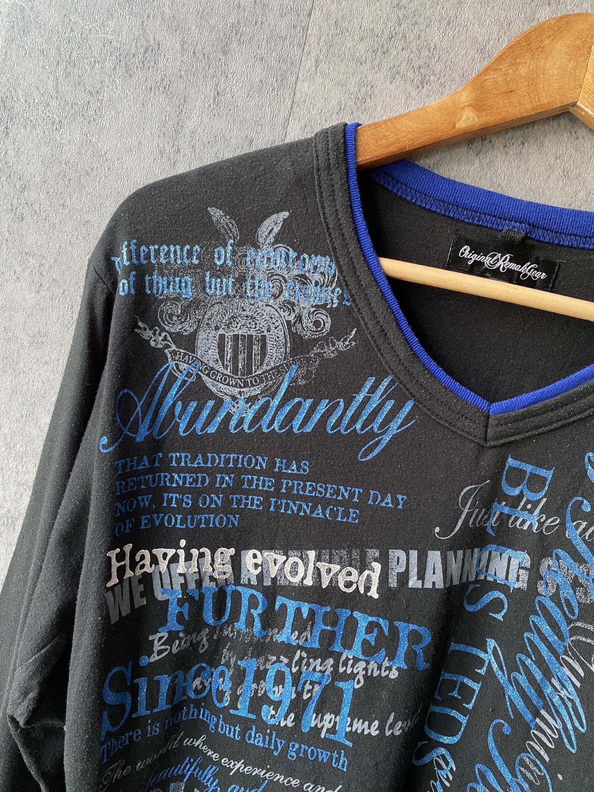 If Six Was Nine Japanese Brand Poem Design Long Sleeve Shirt Size US M / EU 48-50 / 2 - 4 Thumbnail