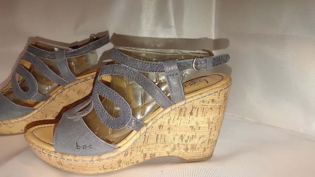 Born BOC Born Jalina Cork Wedge Sandals Size 9M Size US 9 / IT 39 - 2 Thumbnail