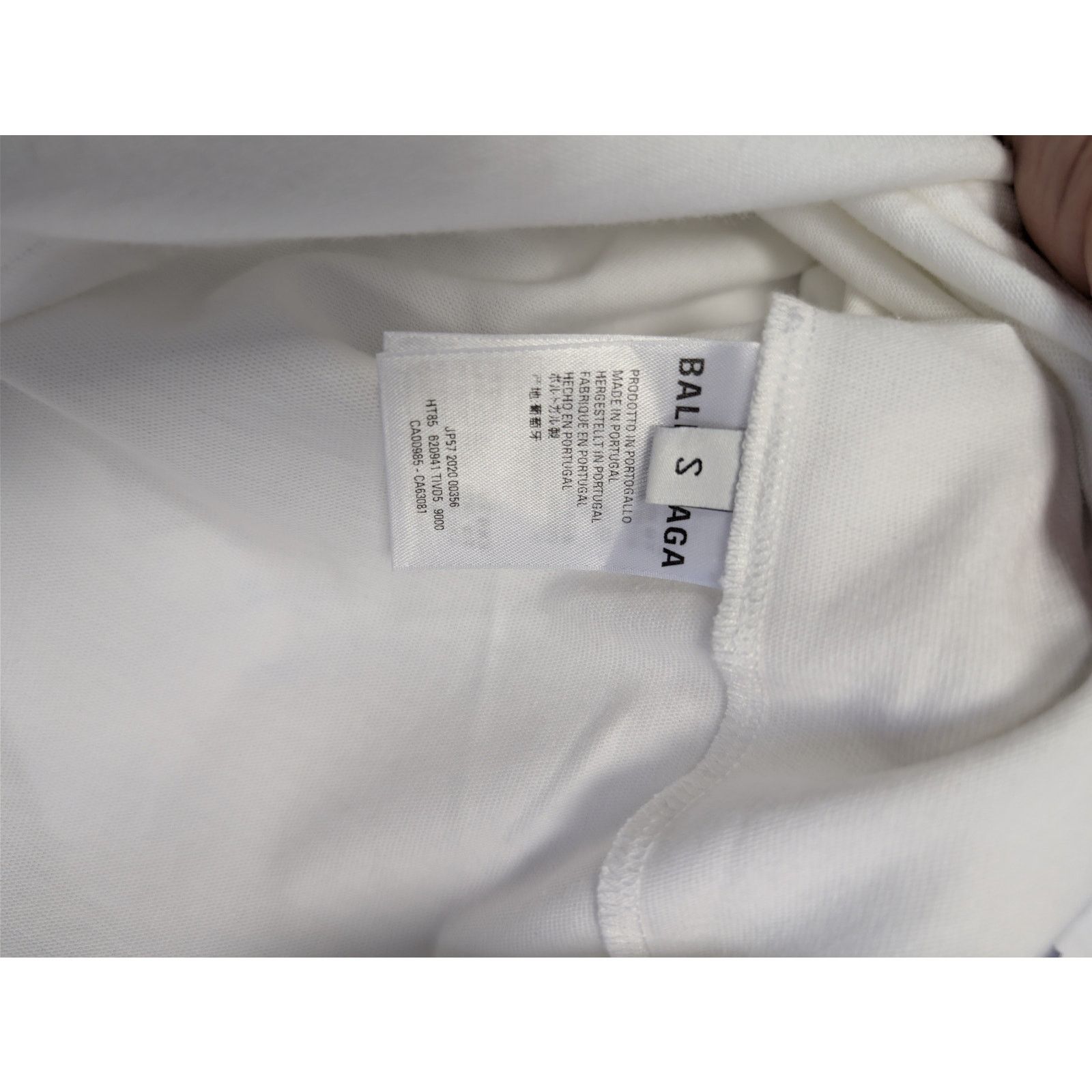 Balenciaga o1rshd1 Gym Wear graphic crewneck T-Shirt in White Size US S / EU 44-46 / 1 - 17 Thumbnail