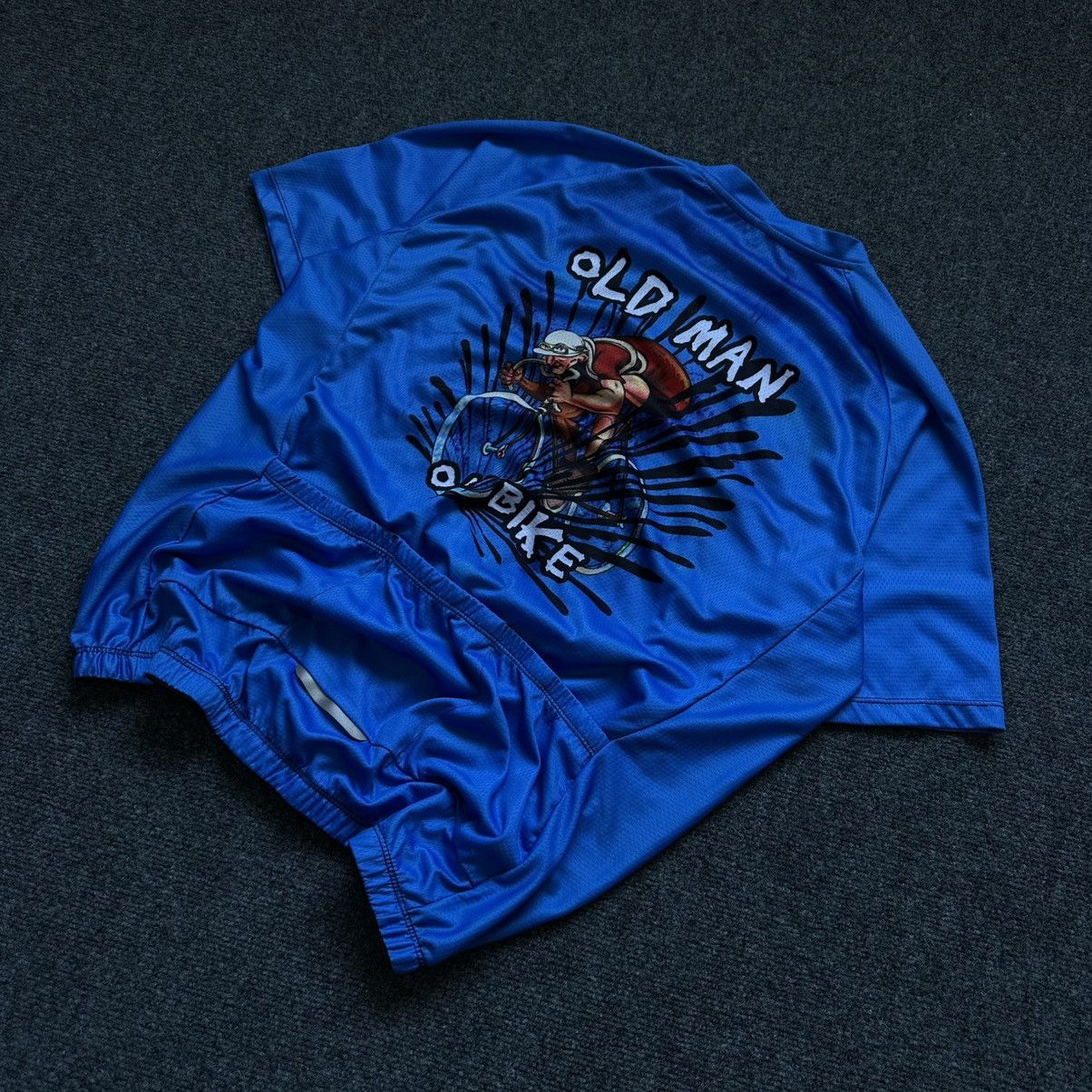 Sports Specialties VTG Adult Old Man On Bike Velo Jersey Tee Size XXL Y2K 00s Size US XXL / EU 58 / 5 - 4 Thumbnail