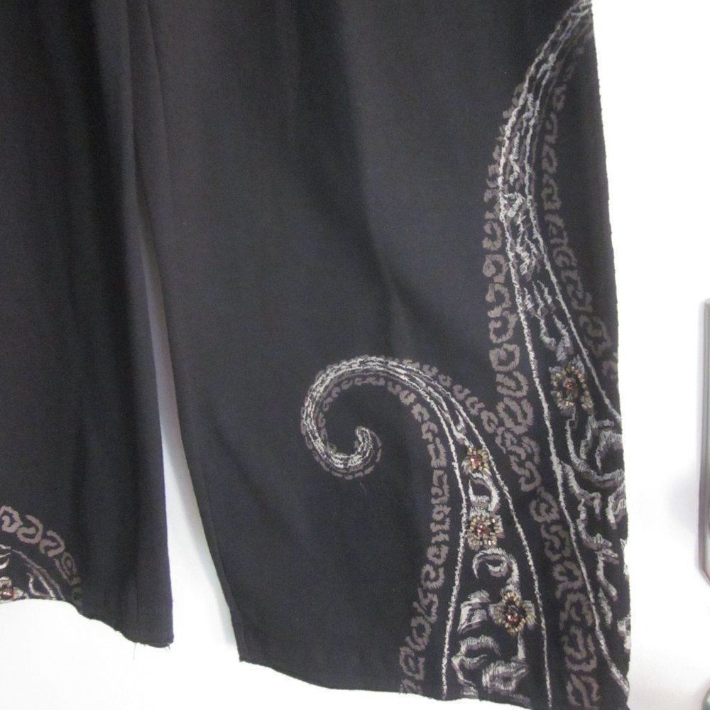 Vintage LA Blend Black Cotton Womens Sweatpants Size L Loungewear Size 29" - 9 Thumbnail