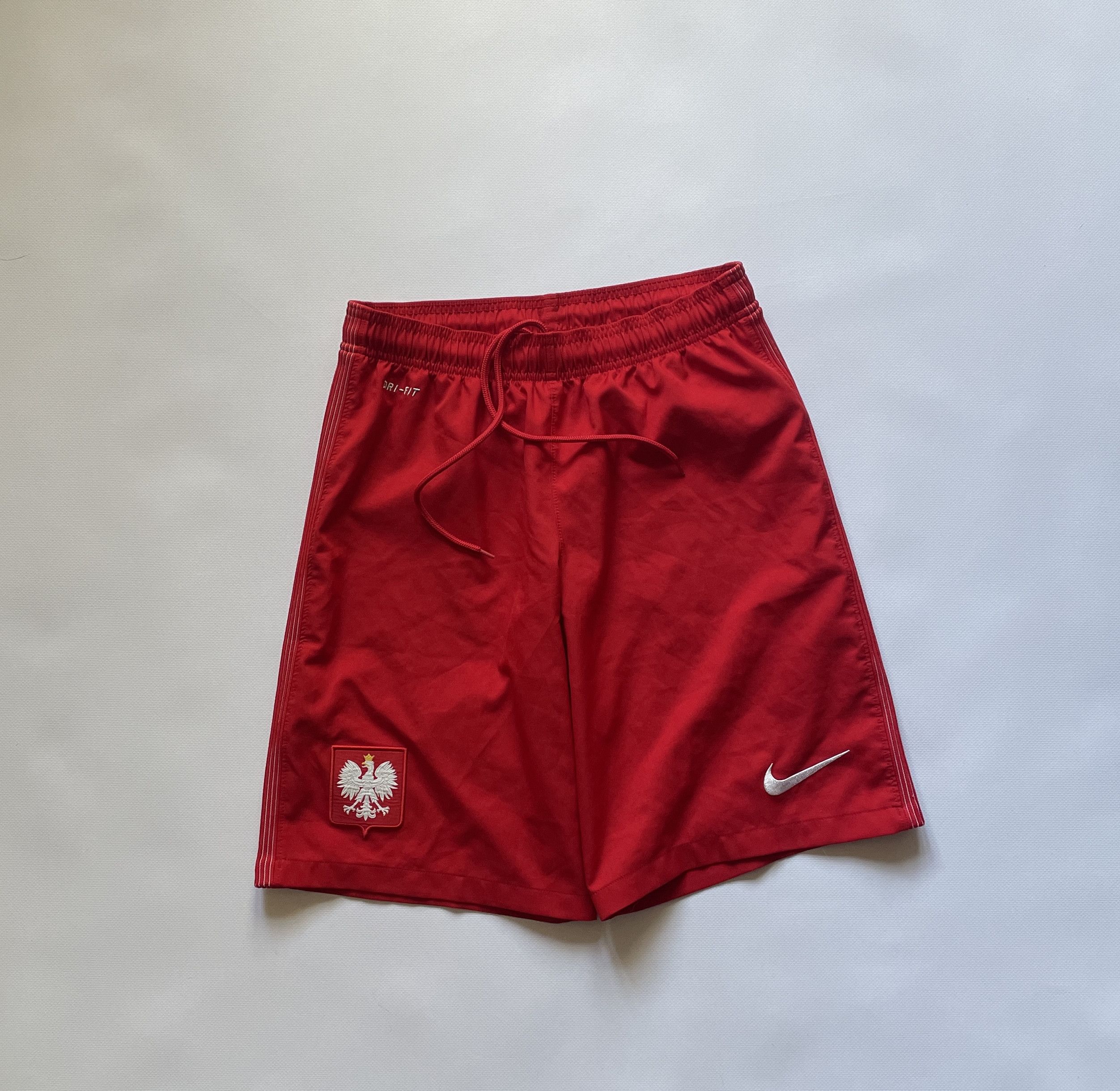 Nike Poland Home Football Shorts 2016 2017 Soccer Size US 30 / EU 46 - 1 Thumbnail