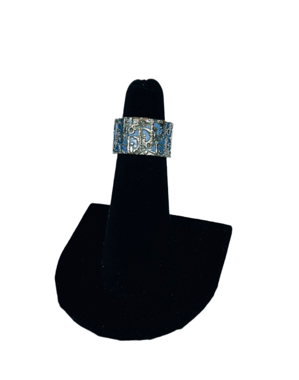Dior Dior Blue Trotter 2 Ring Size 5 Size ONE SIZE - 2 Thumbnail