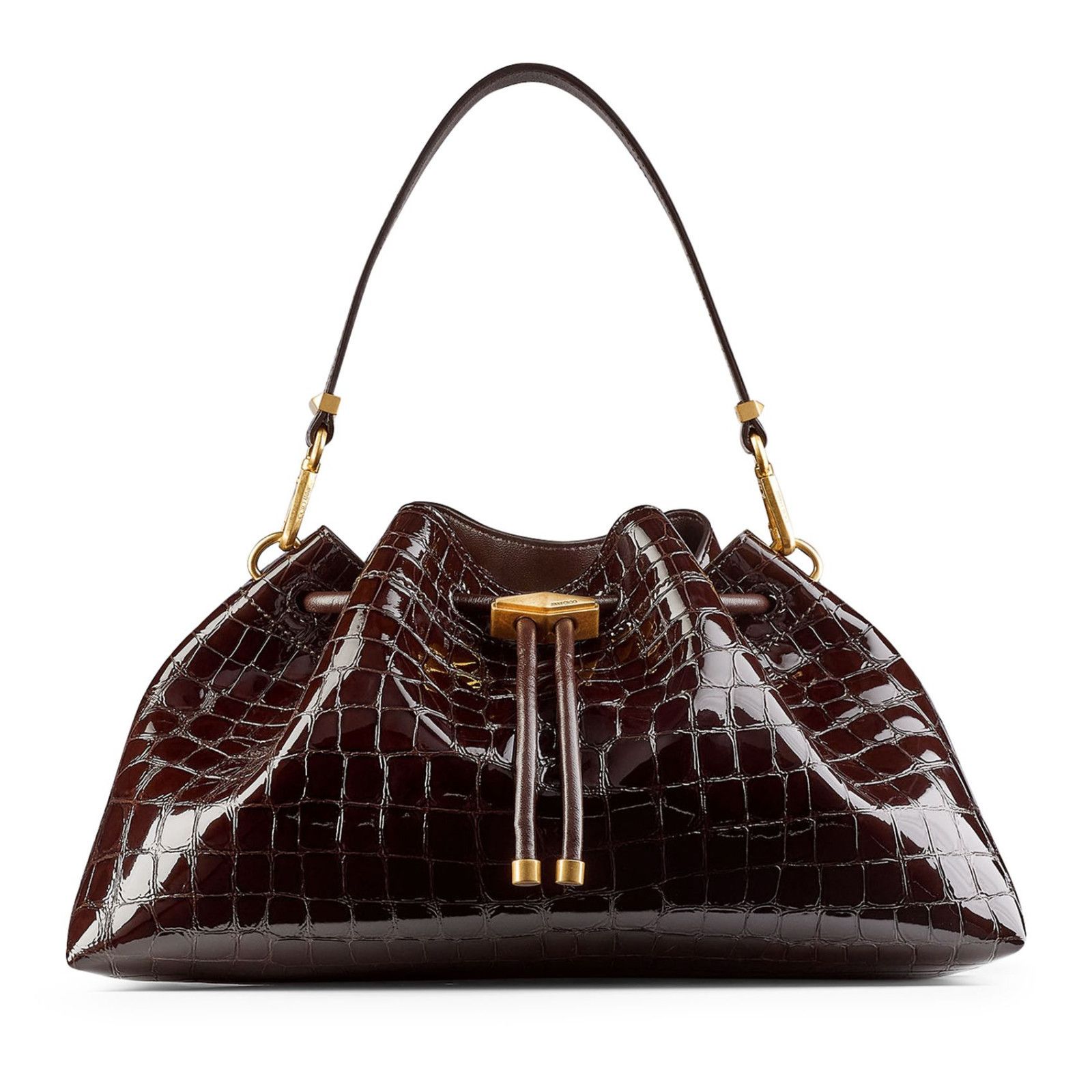 JIMMY CHOO Cinch Medium SAMBUCO Shoulder Bag New & Authentic