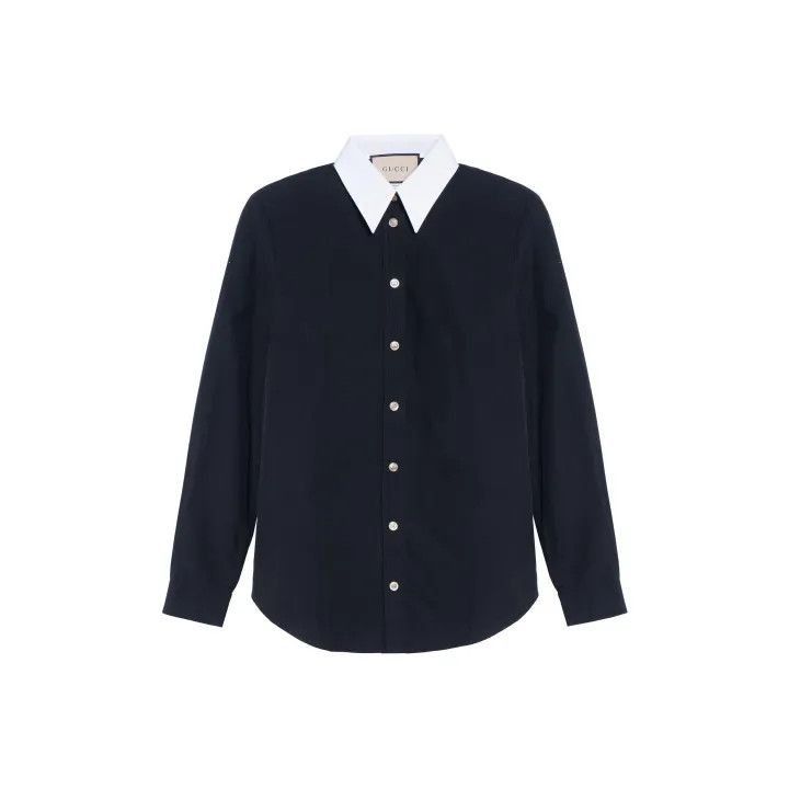 Gucci Gucci SS22 Colorblock Long Sleeve Shirt-2507 Size M / US 6-8 / IT 42-44 - 6 Thumbnail