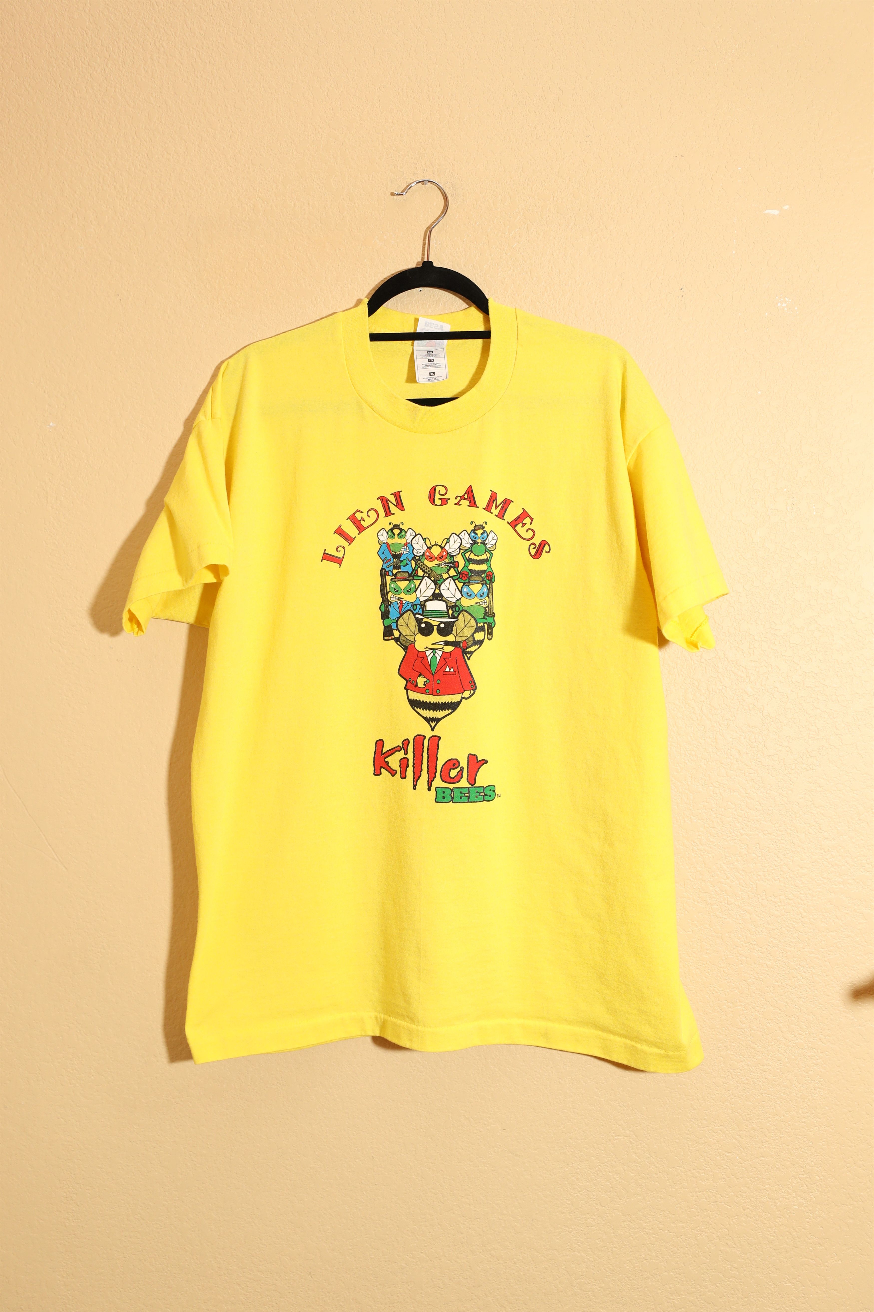 Fruit Of The Loom × Vintage Lien Games Killer Bees Vintage Single Stitch Tee (XL) Size US XL / EU 56 / 4 - 1 Thumbnail