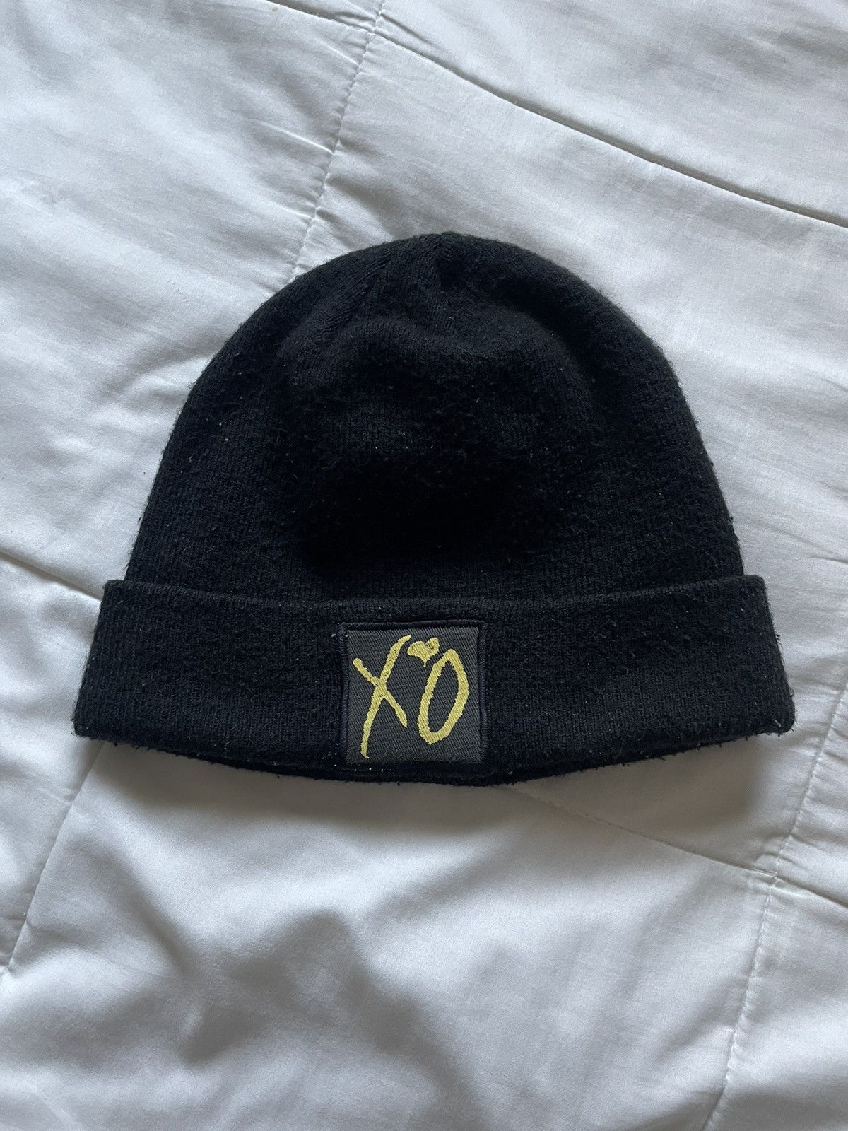XO RARE The Weeknd XO Yellow Patch Beanie Size ONE SIZE - 1 Thumbnail