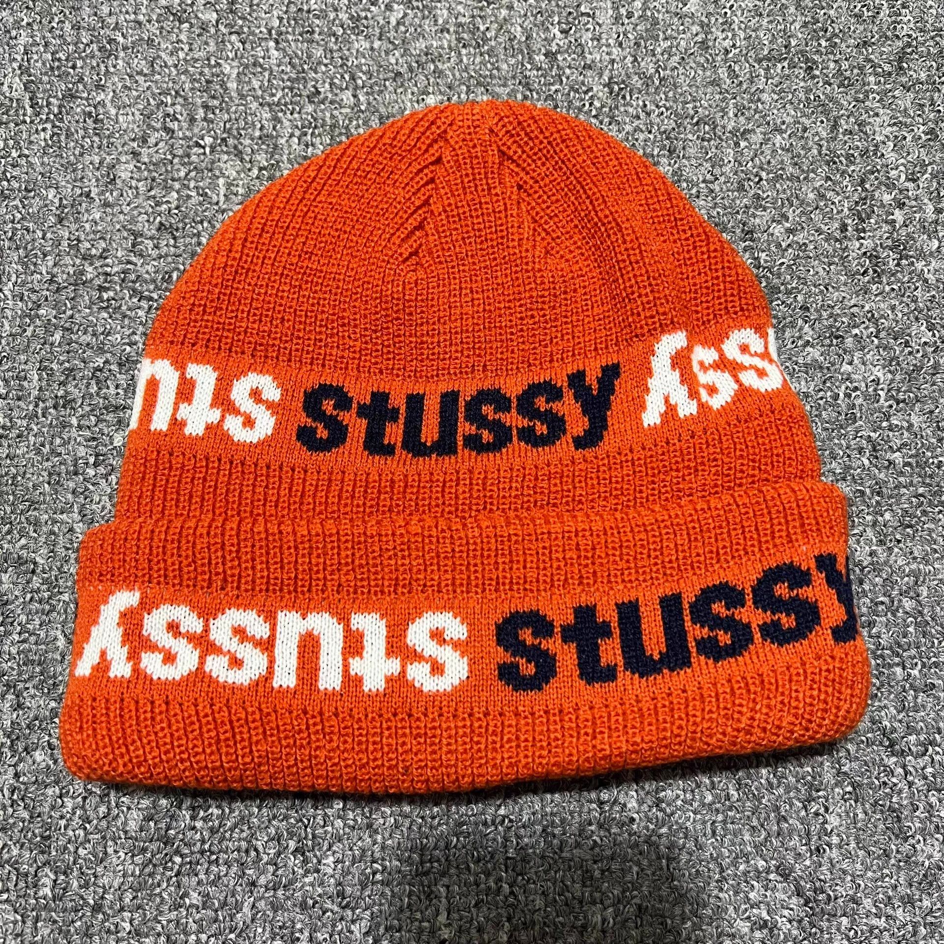 Stussy Stussy All-Over Logo Knitted Beanie Q7 Size ONE SIZE - 3 Thumbnail