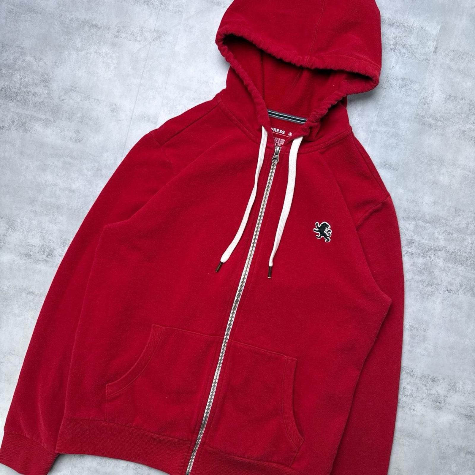 Express Y2K Express 00s Zip Up Red Jacket Size US M / EU 48-50 / 2 - 3 Thumbnail