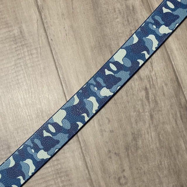 Bape BAPE Leather Belt ABC Camo Blue a bathing ape NIGO Size ONE SIZE - 4 Thumbnail