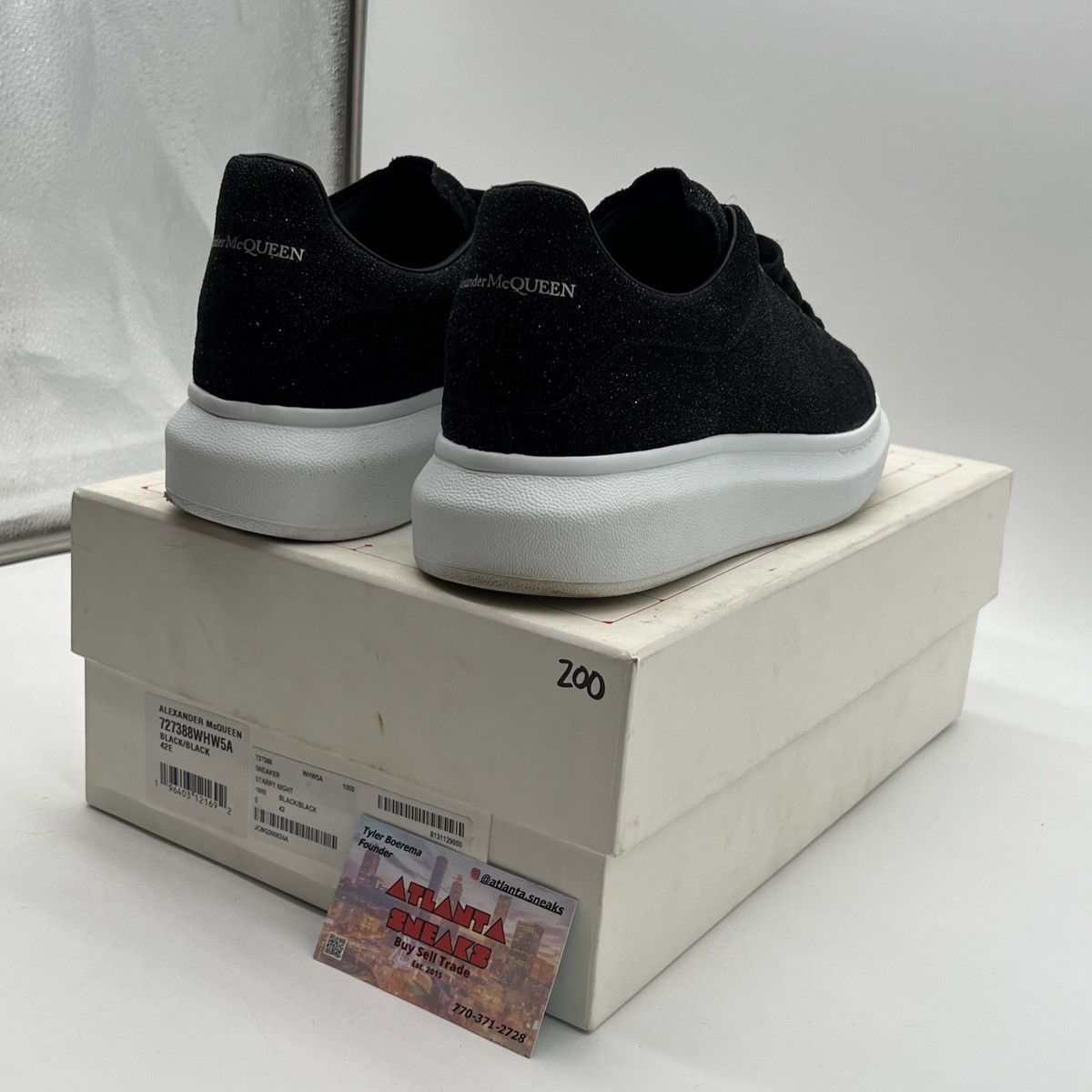 Alexander McQueen Alexander McQueen black white glitter Size US 8.5 / EU 41-42 - 5 Thumbnail