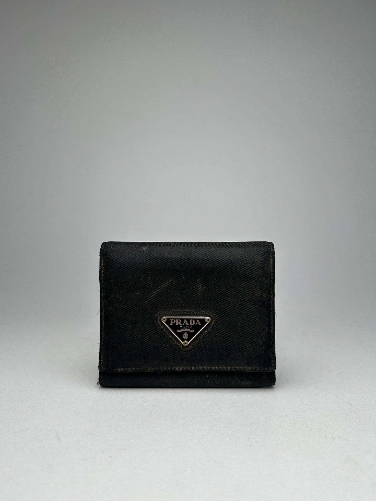 Prada Vintage Tessuto Wallet black Size ONE SIZE - 1 Thumbnail