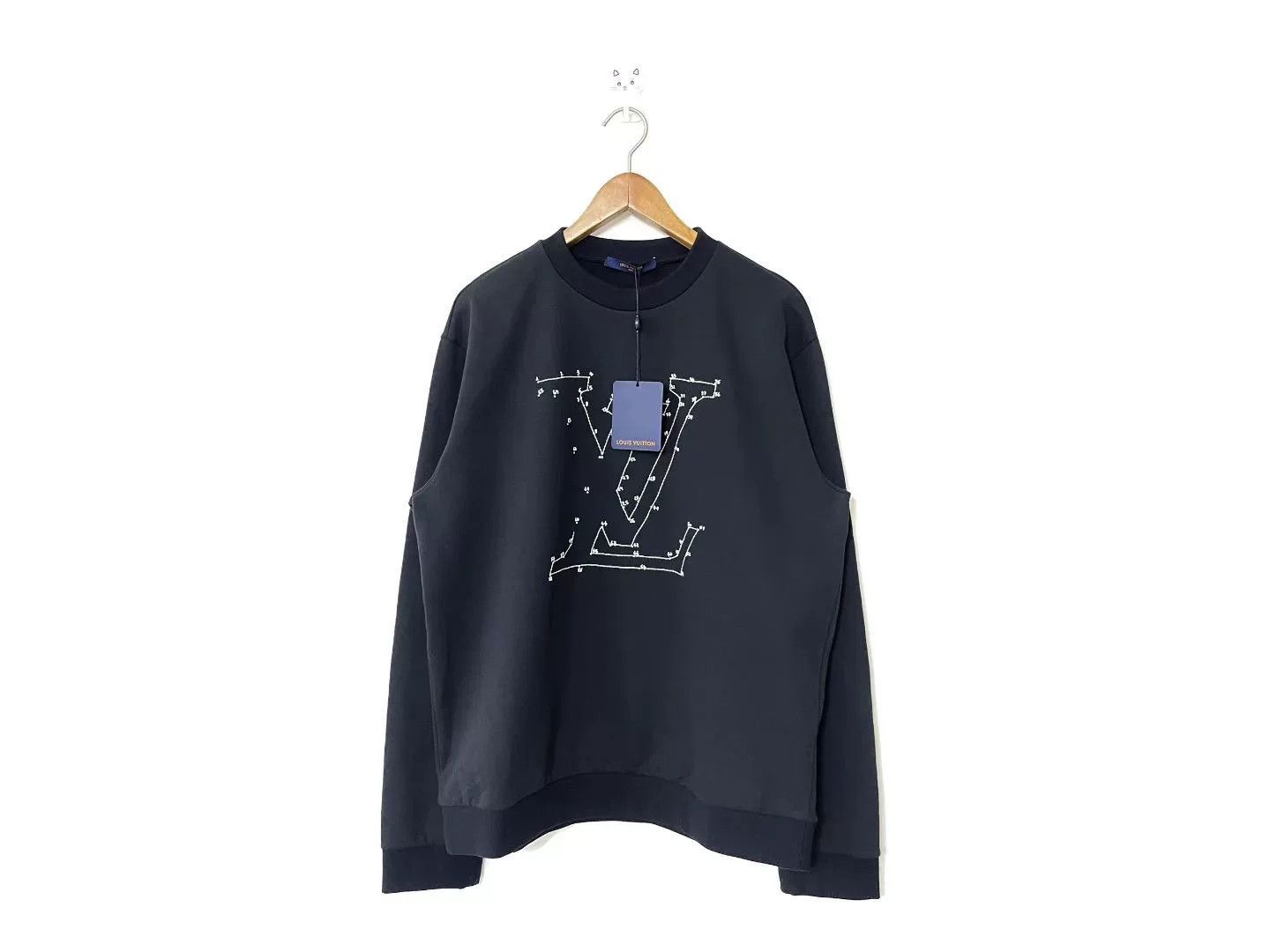 Louis Vuitton Louis Vuitton Black Hoodie s Men Size US S / EU 44-46 / 1 - 1 Thumbnail