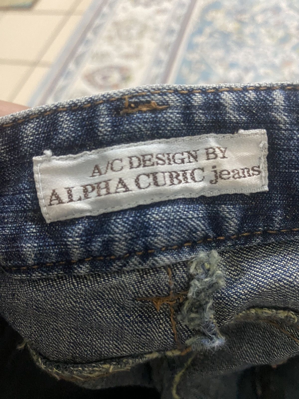 Alpha Industries × Designer × Japanese Brand 🔥 FLARED x A/C DESIGN x ALPHA CUBIC Size 29" - 9 Thumbnail
