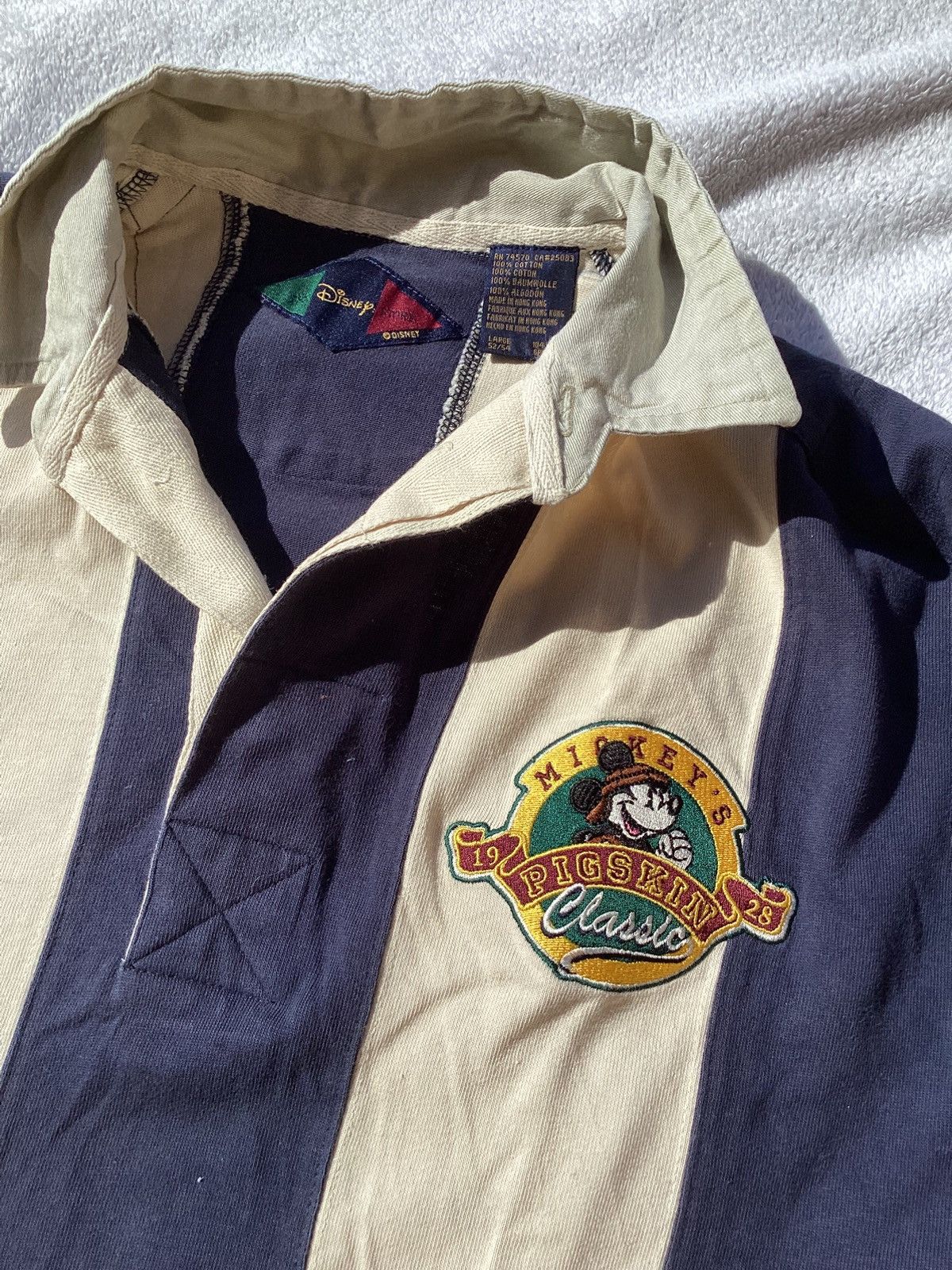Disney Vtg 1990s Mickey’s pigskin classic Walt Disney store LS tee Size US L / EU 52-54 / 3 - 3 Thumbnail