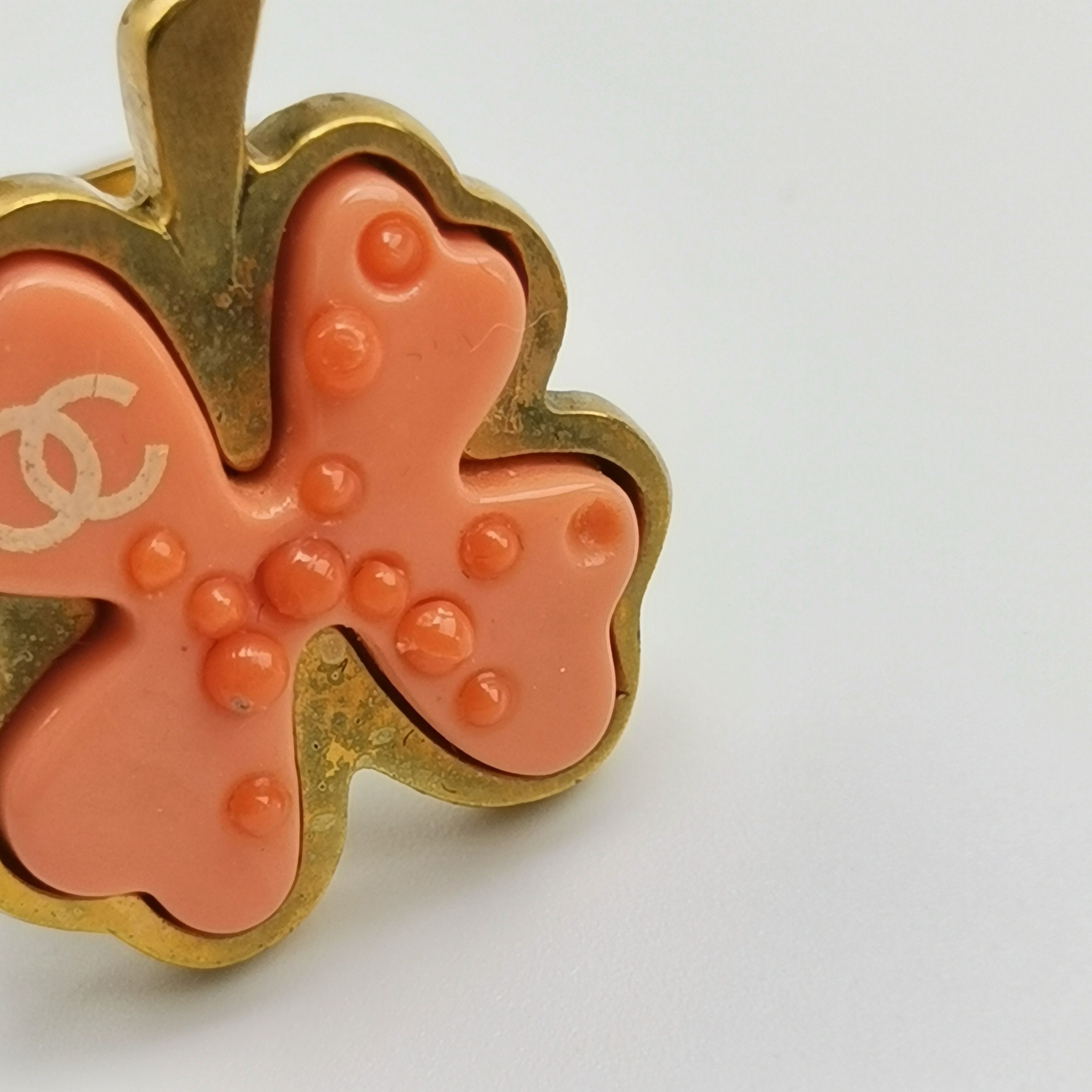 Chanel Chanel Four Leaf Clover Double C Logo Ring Size 15 -z2505 Size ONE SIZE - 4 Thumbnail