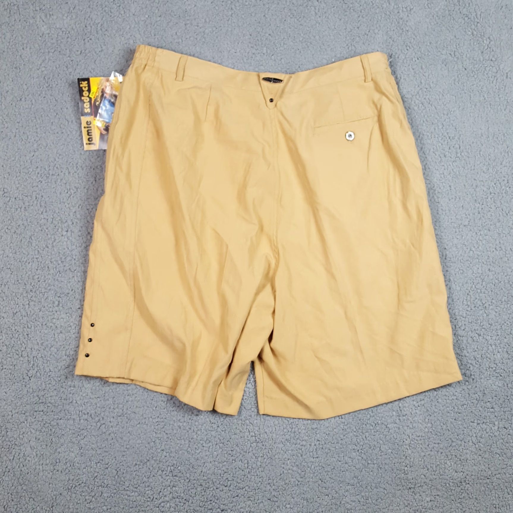 Vintage VINTAGE Jamie Sadock Golf High Waisted Athletic Women's 18 Beige Retro Shorts Size 40" / US 18 - 4 Thumbnail