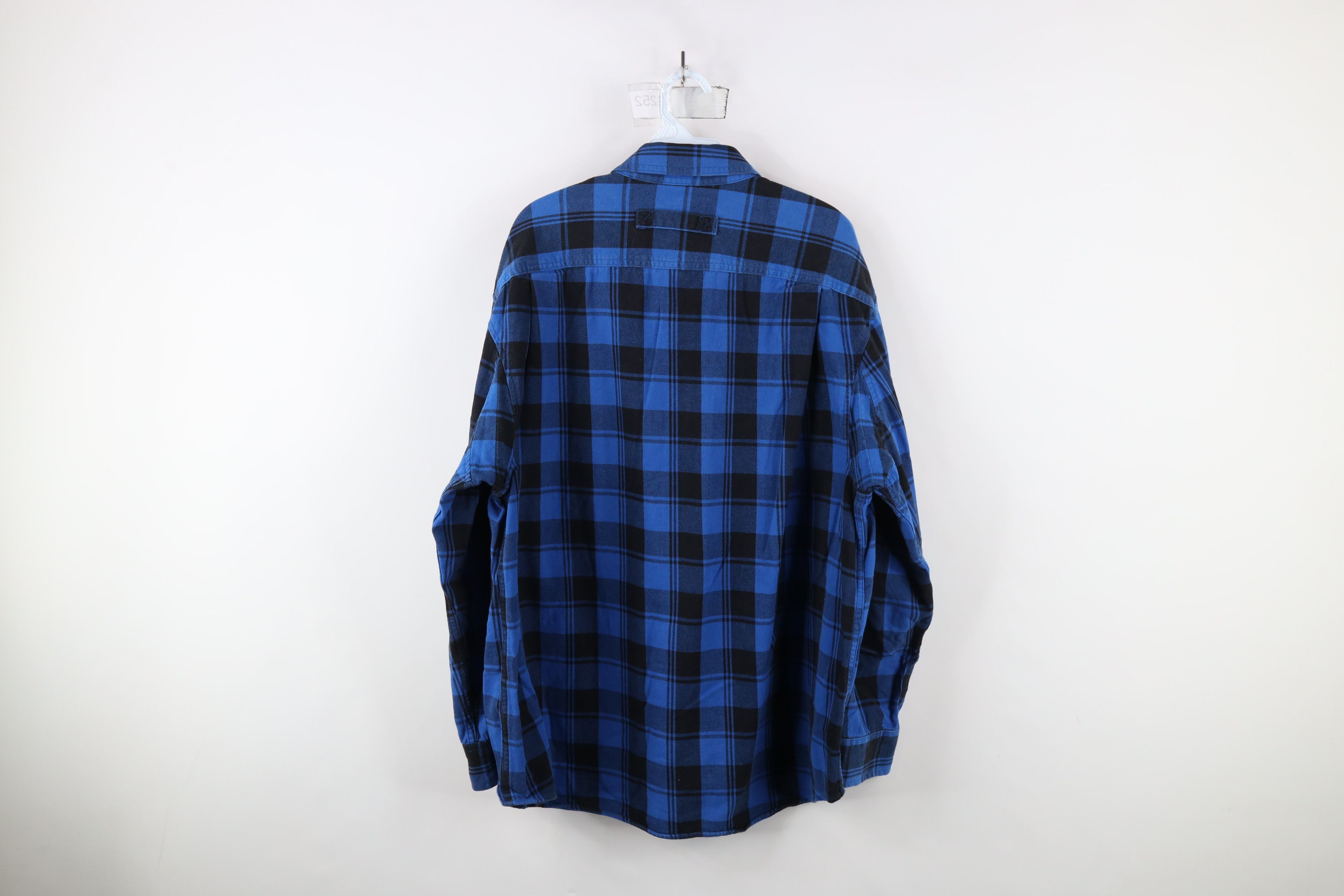 Duluth Trading Company × Vintage Duluth Trading Co Flannel Collared Button Down Shirt Blue Size US L / EU 52-54 / 3 - 10 Thumbnail