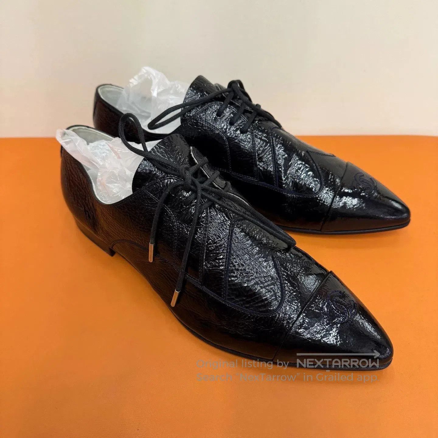 Chanel Chanel Black Pointed. Size US 7 / IT 37 - 3 Thumbnail
