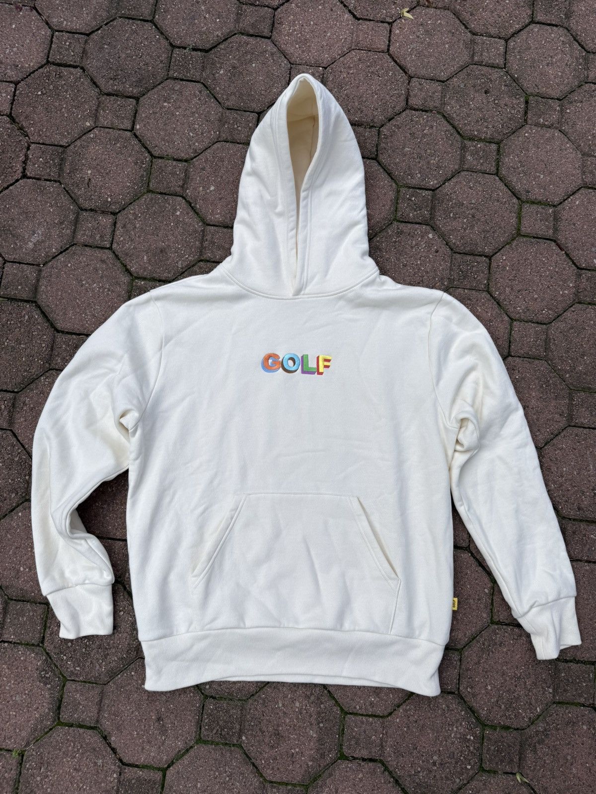 Golf Wang Golf Wang Cream Hoodie Sweatshirt Men’s Size M Tyler Creator Size US M / EU 48-50 / 2 - 1 Thumbnail