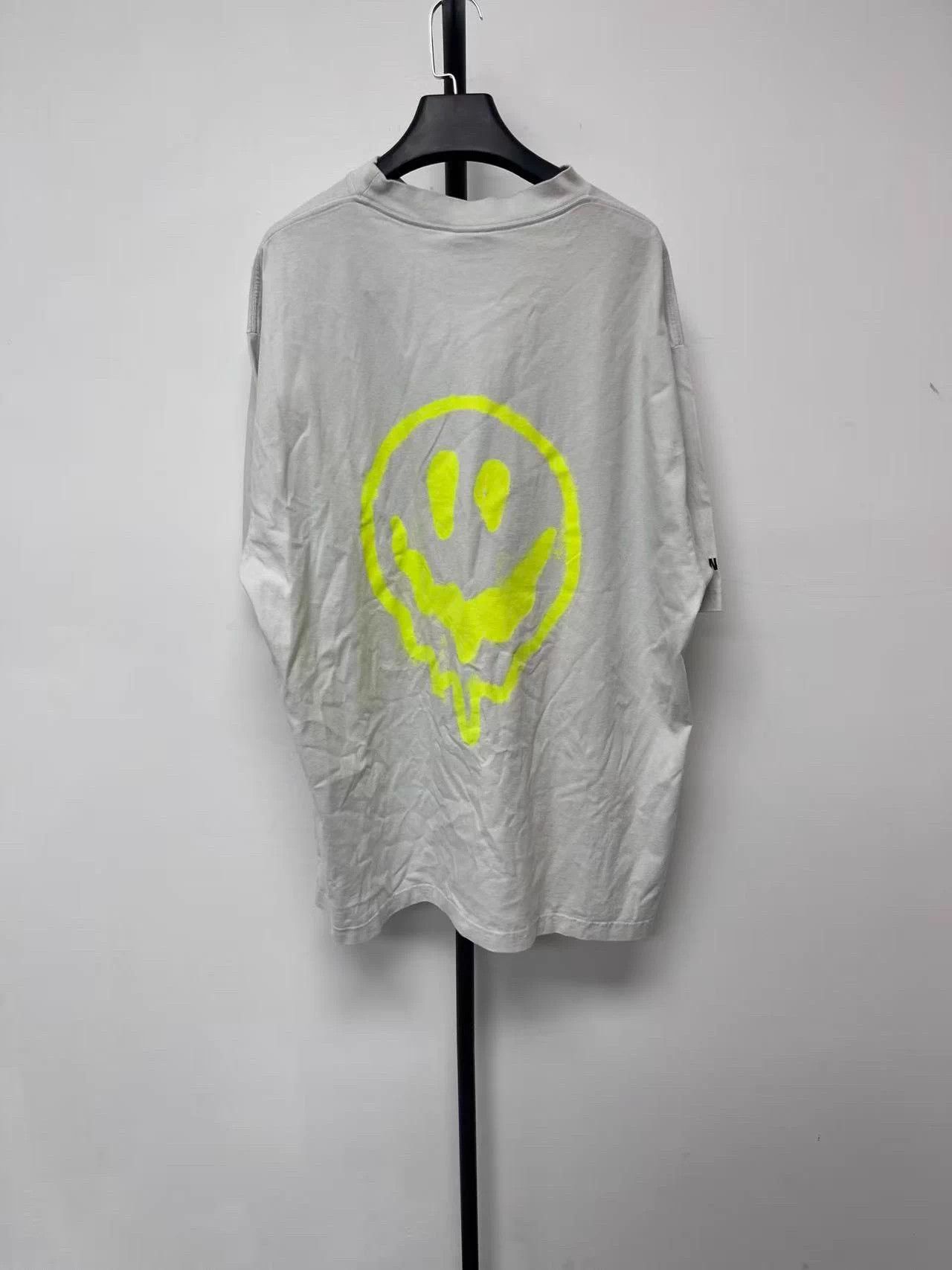 Balenciaga Balenciaga Dripley Logo Embroidered T-Shirt White L Size US L / EU 52-54 / 3 - 2 Thumbnail