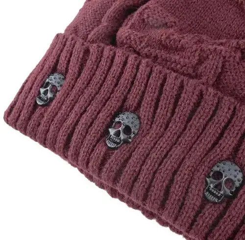 Other Hip-hop Skull Pattern Beanie Size ONE SIZE - 2 Thumbnail