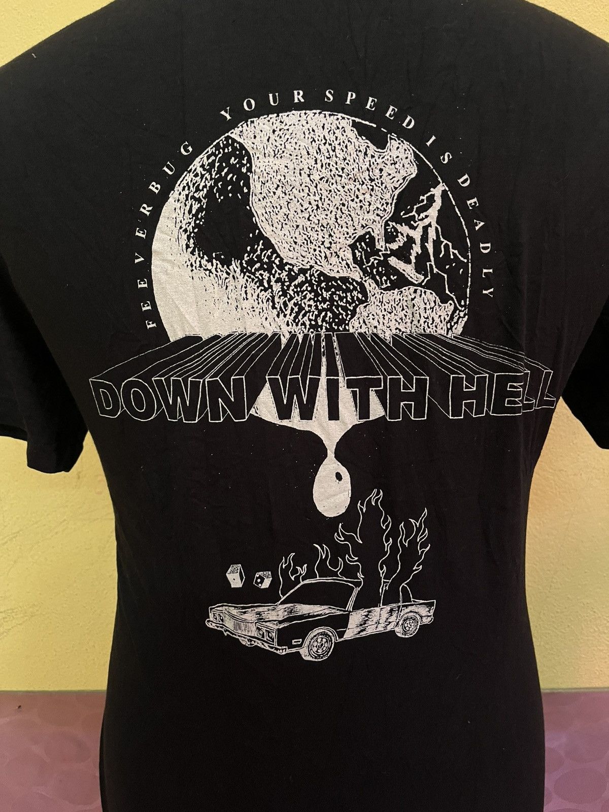 Gildan Down with hell tshirt Size US M / EU 48-50 / 2 - 4 Thumbnail