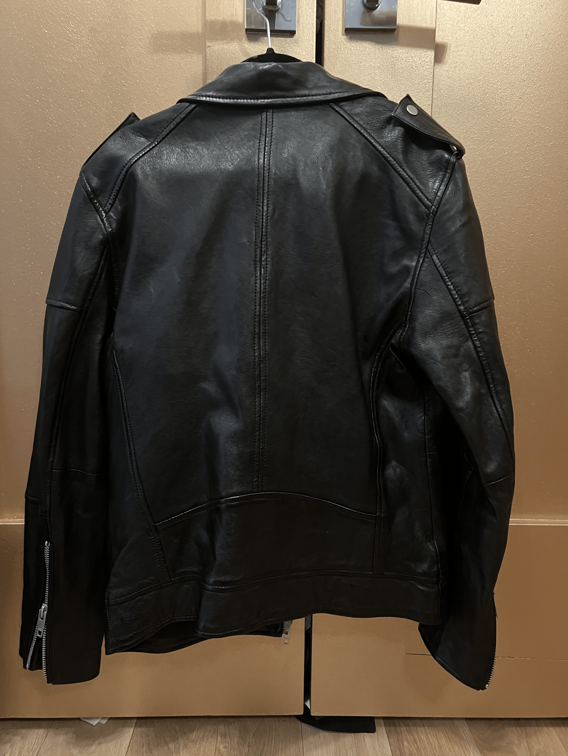 Zara Real Leather Biker Jacket Size US M / EU 48-50 / 2 - 2 Thumbnail