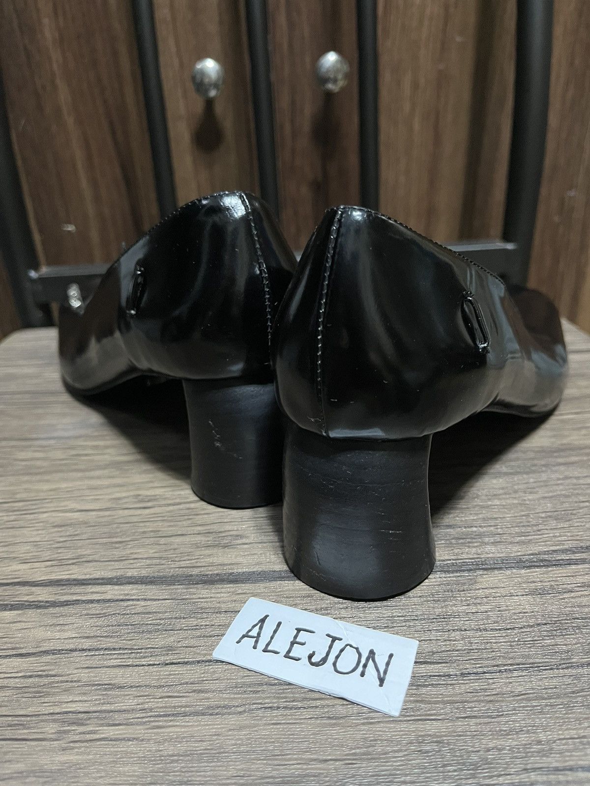 1017 ALYX 9SM 1017 ALYX 9SM BLACK PATENT MEDIUM HEELS Size US 7 / IT 37 - 6 Thumbnail