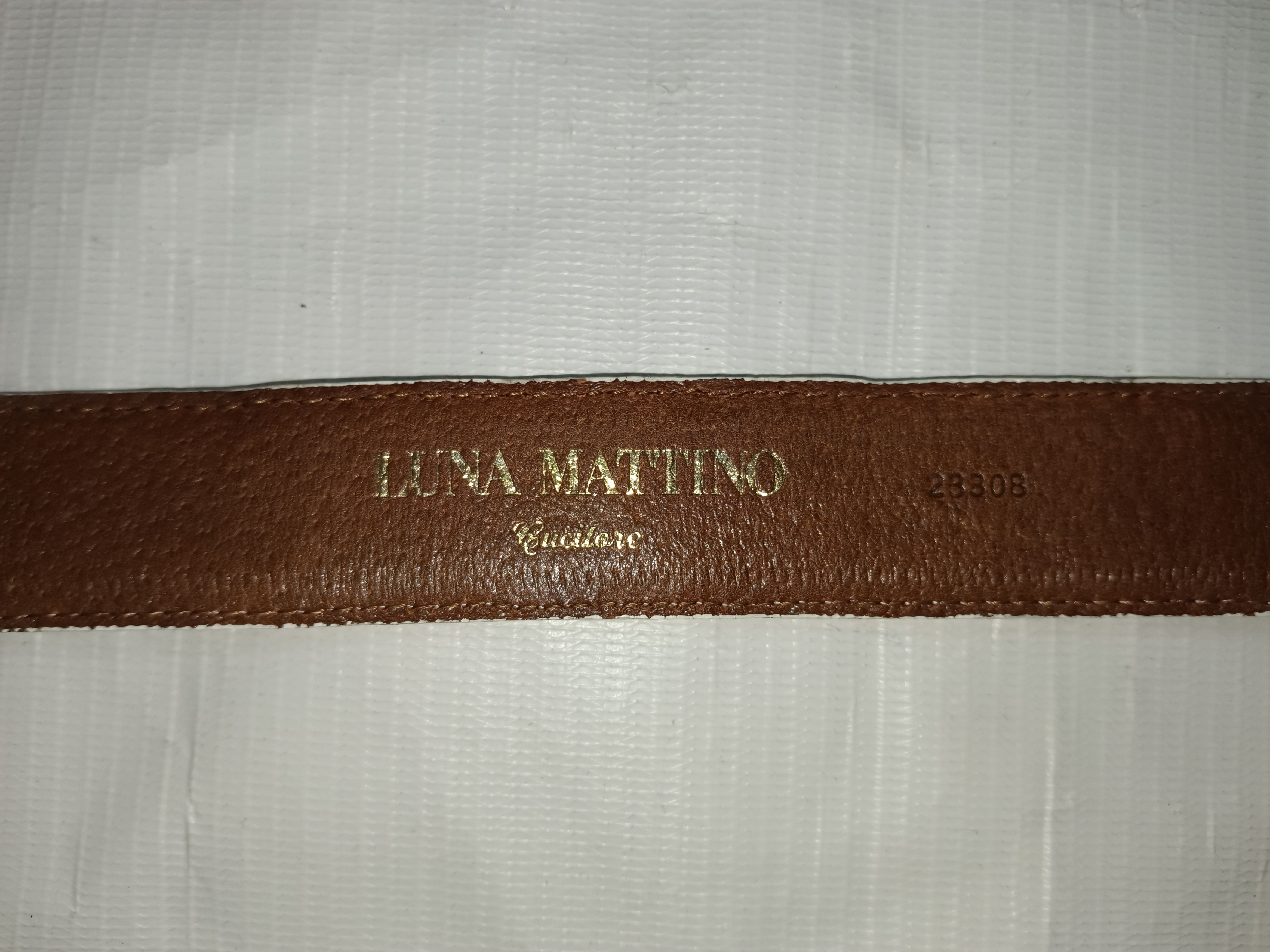 14th Addiction × Hysteric Glamour × KMRii Japanese Fashion Y2K Luna Mattino Leather Belt Size 30 - 9 Thumbnail