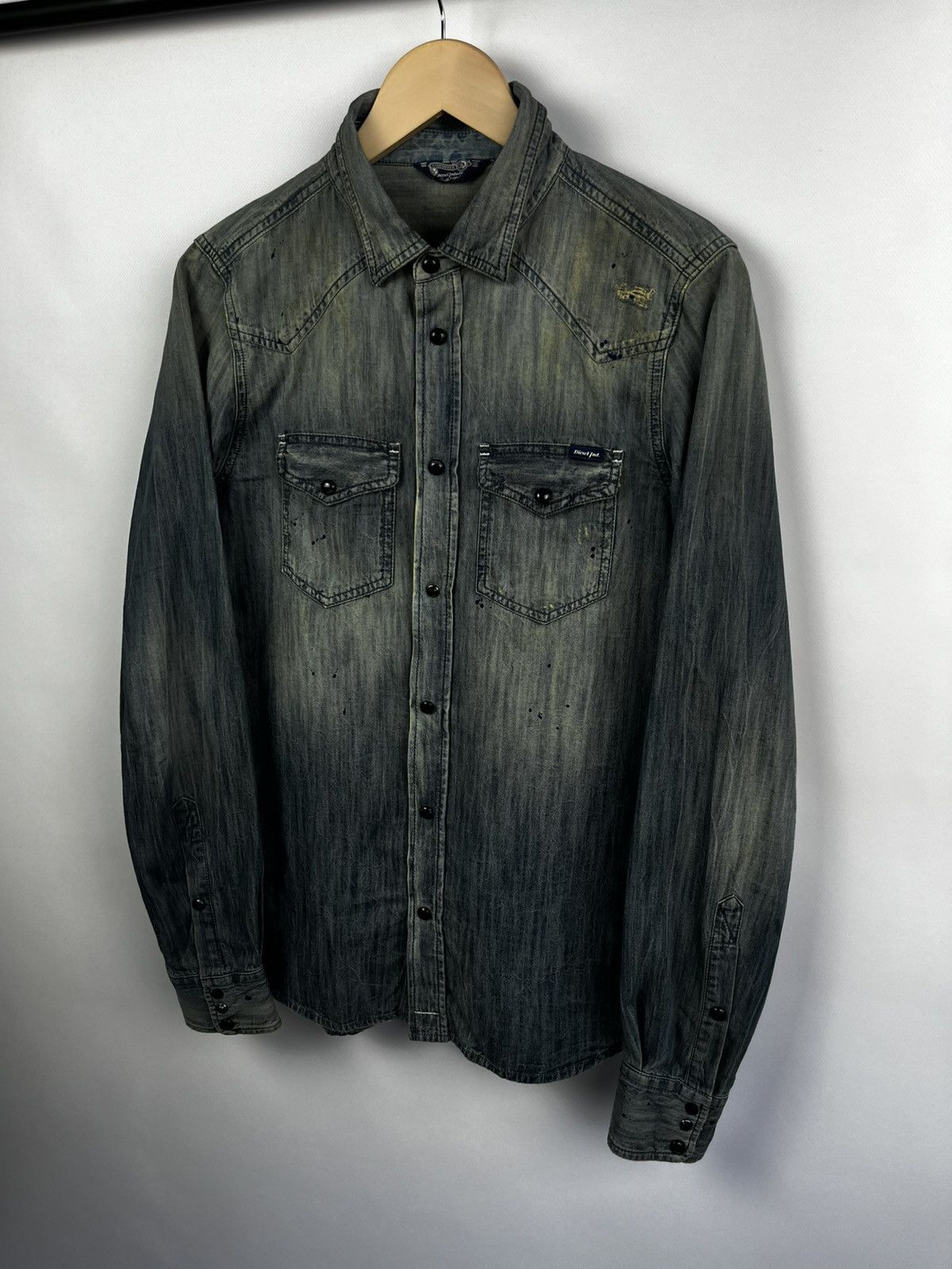 Diesel Diesel denim shirt Japanese style vintage 90s Size US M / EU 48-50 / 2 - 1 Thumbnail