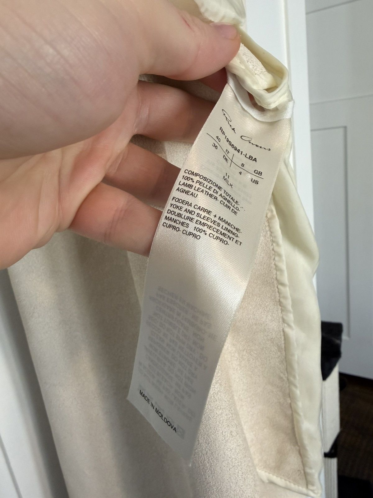 Rick Owens Rick Owens blistered lamb cloak Size US S / EU 44-46 / 1 - 4 Thumbnail