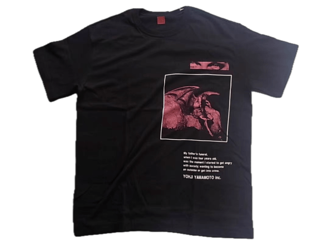 Yohji Yamamoto Yohji Yamamoto SYTE Angel & Devil Print T-shirt K11 Size US L / EU 52-54 / 3 - 1 Thumbnail
