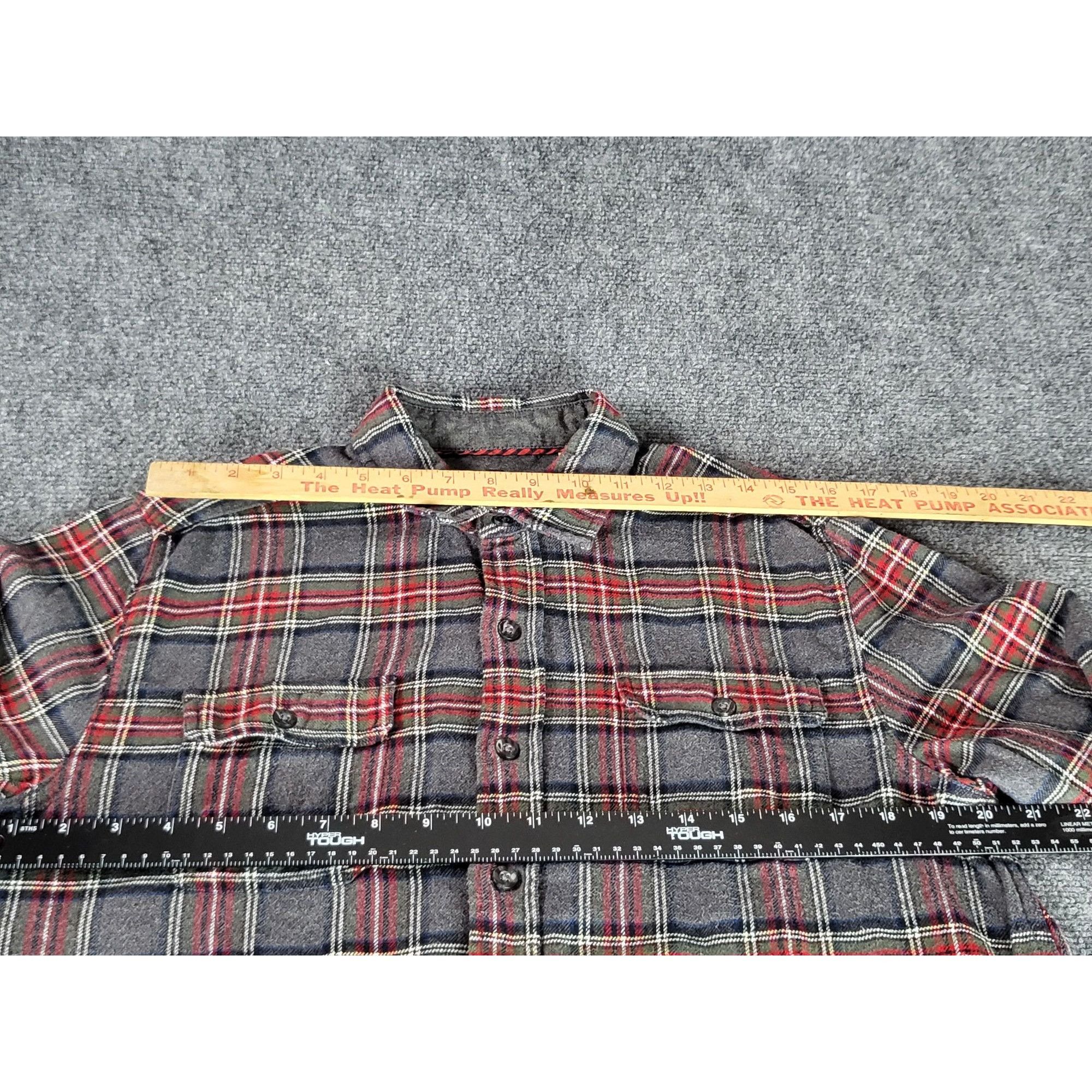 Woolrich Woolen Mills Woolrich Flannel Shirt Gray Red Plaid Hike Camping Outdoor S Size US M / EU 48-50 / 2 - 5 Thumbnail