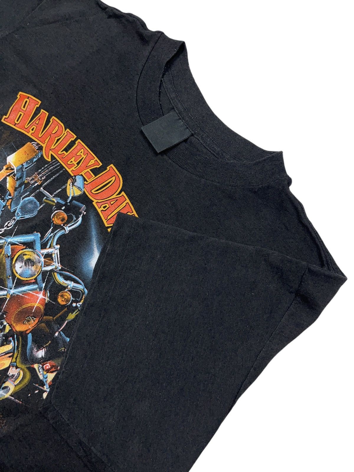 Harley Davidson × Vintage Vintage 1988 Harley Davidson American Steel 3D Emblem Shirt Size US L / EU 52-54 / 3 - 6 Thumbnail