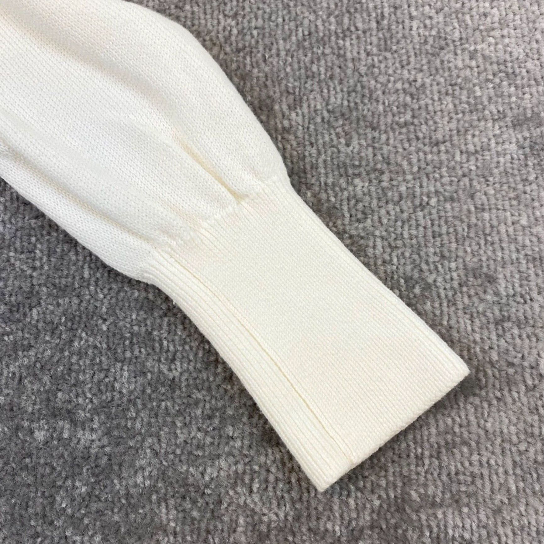 Everlane EVERLANE Sweater Womens Medium Creamy White Knit Pullover Shirt 3/4 Sleeve Size M / US 6-8 / IT 42-44 - 7 Thumbnail