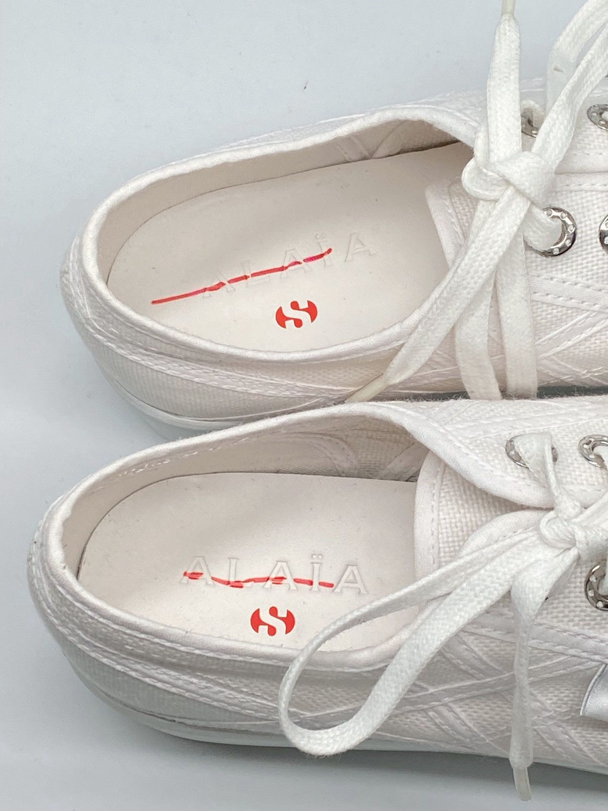 Alaia Alaia Superga 2740 Platform Canvas Sneaker Size US 9.5 / IT 39.5 - 11 Thumbnail