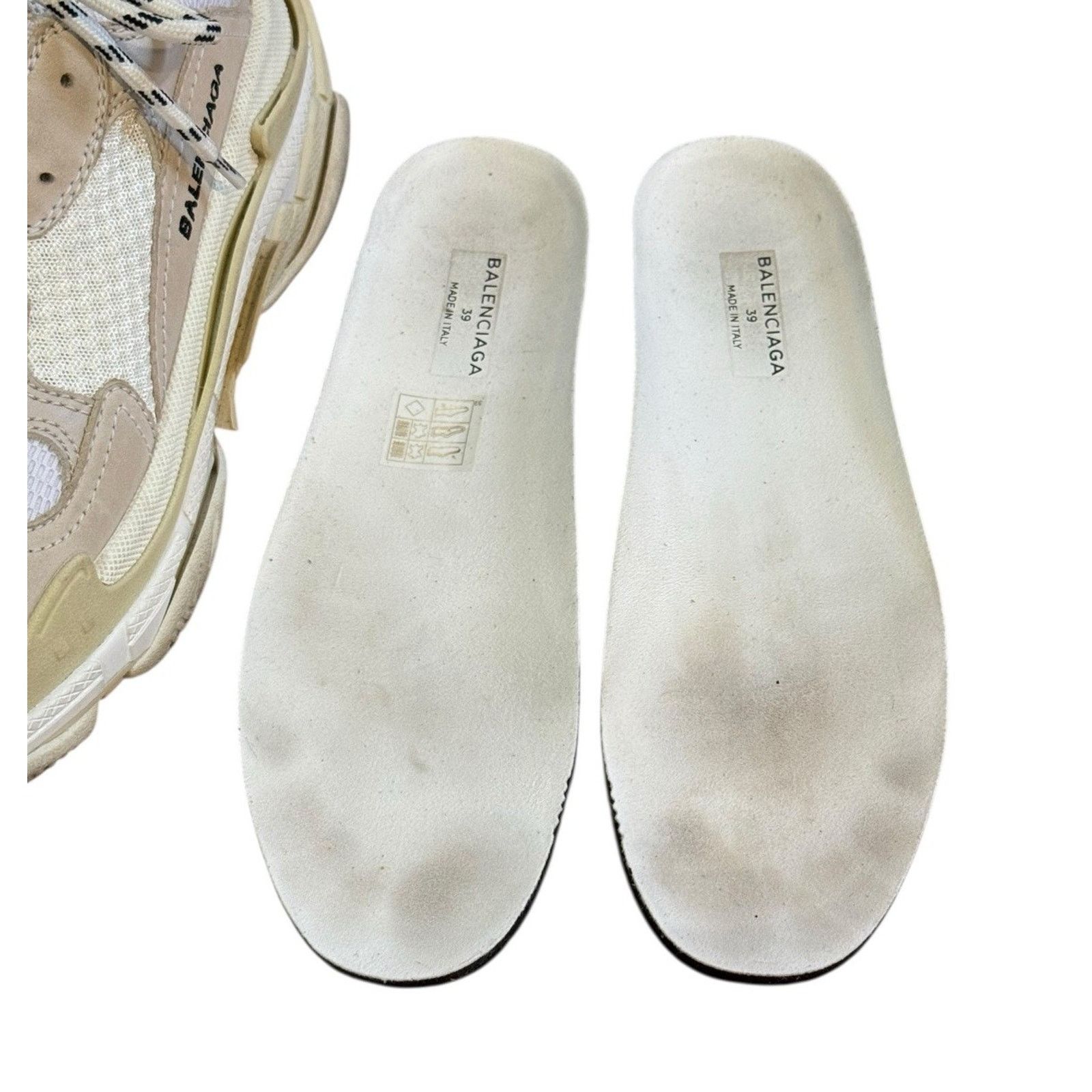 Balenciaga BALENCIAGA Triple S Chunky Platform Sneakers White Sz 39 8.5 Size US 8.5 / IT 38.5 - 13 Thumbnail