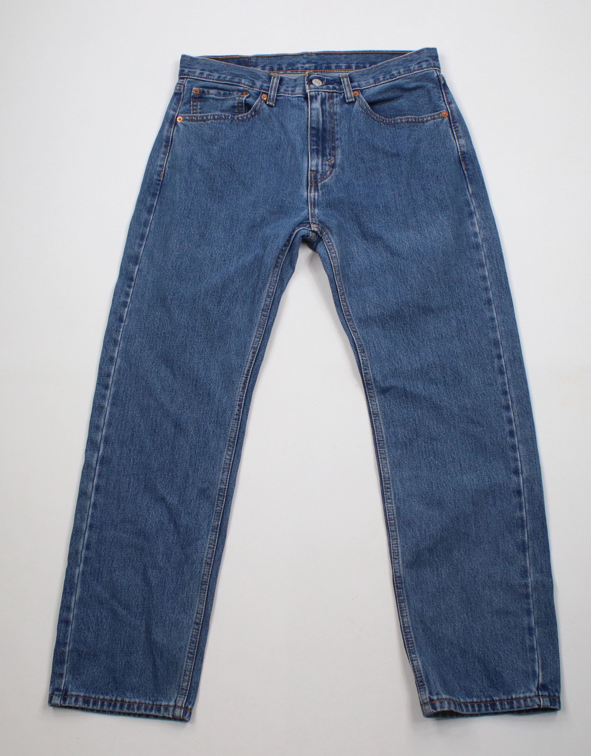 Levi's × Vintage Vintage Y2K Levis 505 Regular Fit Denim Jeans Blue Cotton Size US 32 / EU 48 - 1 Thumbnail