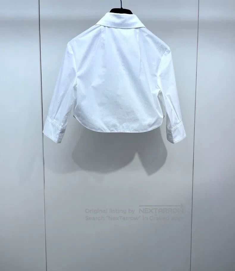 Valentino Valentino Short white shirt with bows Size S / US 4 / IT 40 - 3 Thumbnail
