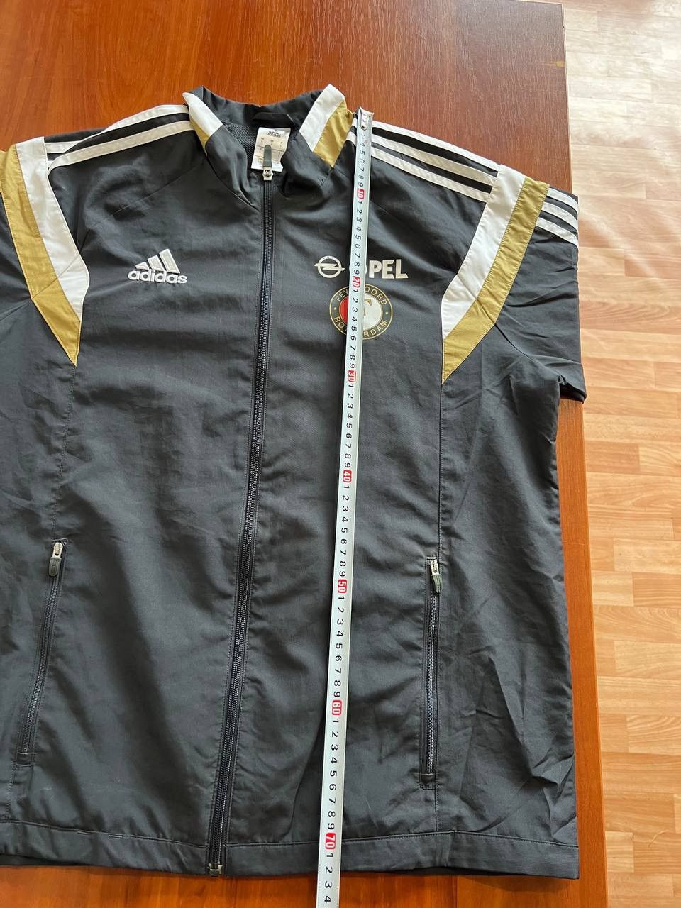 Adidas 2014/15 FEYENOORD ROTTERDAM OPEL TRACK SOCCER FOOTBALLJACKET Size US L / EU 52-54 / 3 - 12 Thumbnail