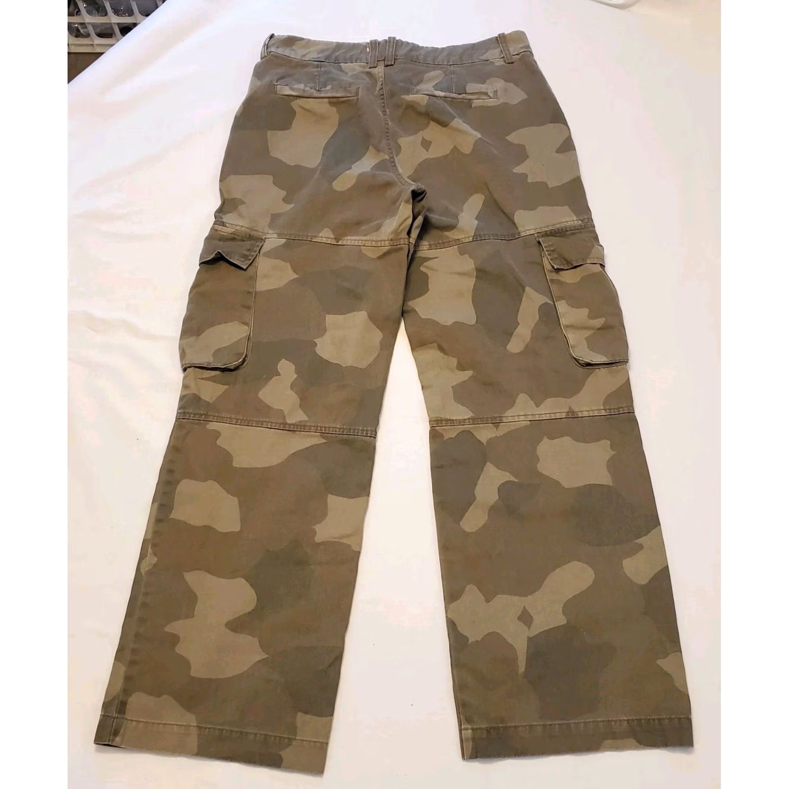 Pistola PISTOLA Addie High Rise Camo Cargo Trouser Womens Size 27 Wide Leg Pants Size 27" / US 4 / IT 40 - 2 Thumbnail