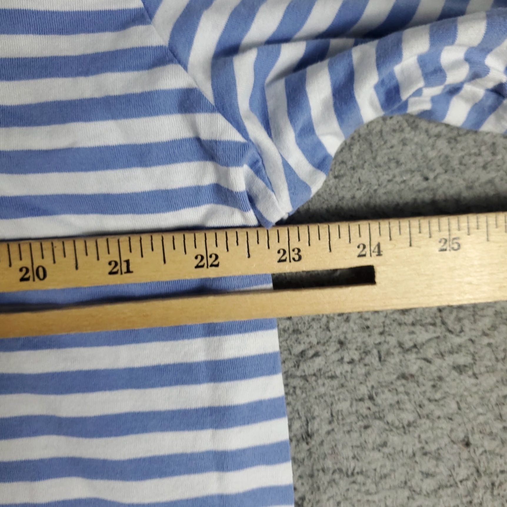 Ralph Lauren VINTAGE Ralph Lauren Polo Shirt Mens Large Blue Striped Short Sleeve Casual Baseball Golf Sports Size US L / EU 52-54 / 3 - 6 Thumbnail