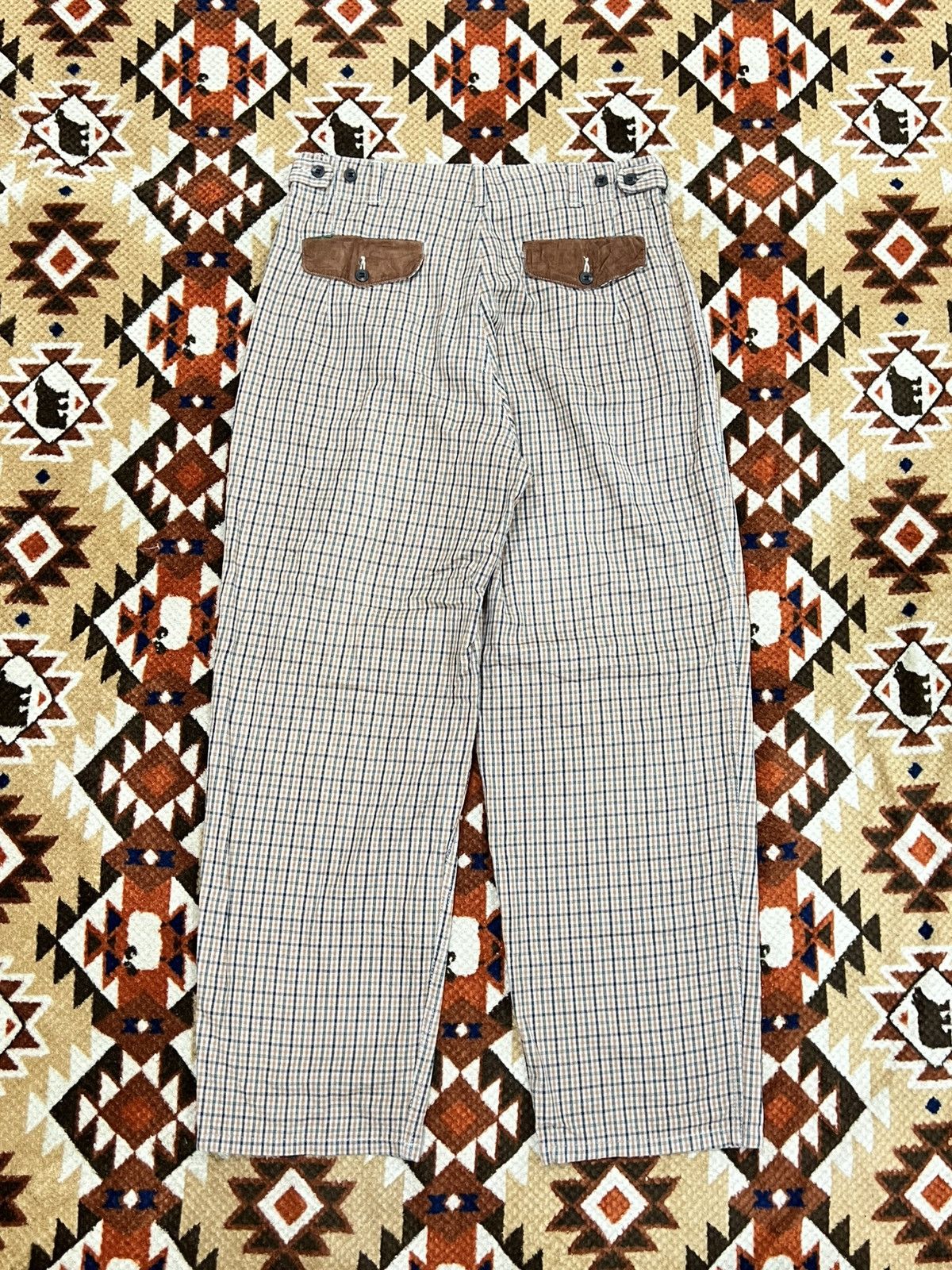 Nigel Cabourn Nigel Cabourn Checkered Pants Size US 32 / EU 48 - 1 Thumbnail