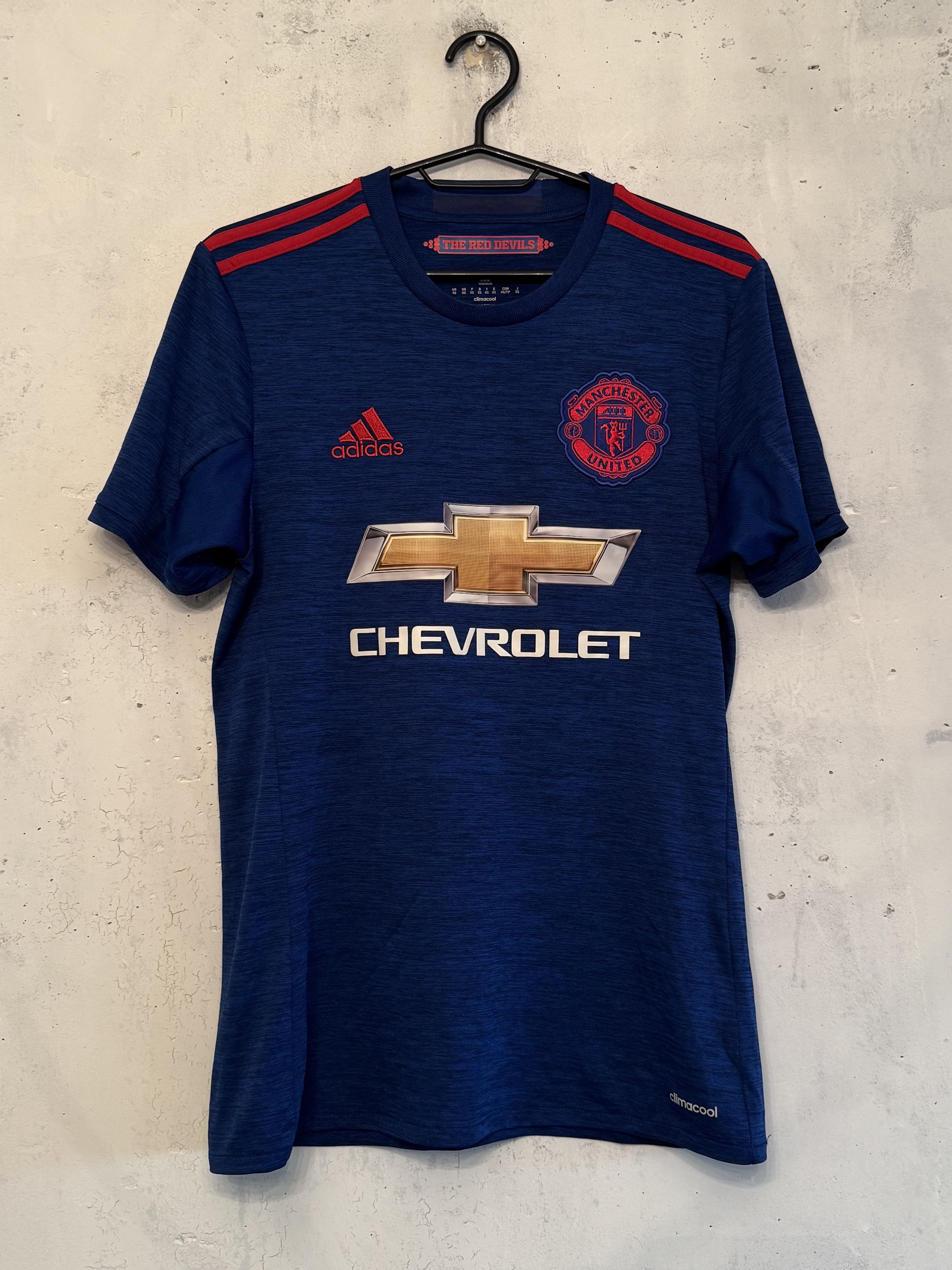 Adidas Manchester United 2016 2017 Away Football Soccer Shirt Size US XS / EU 42 / 0 - 1 Thumbnail
