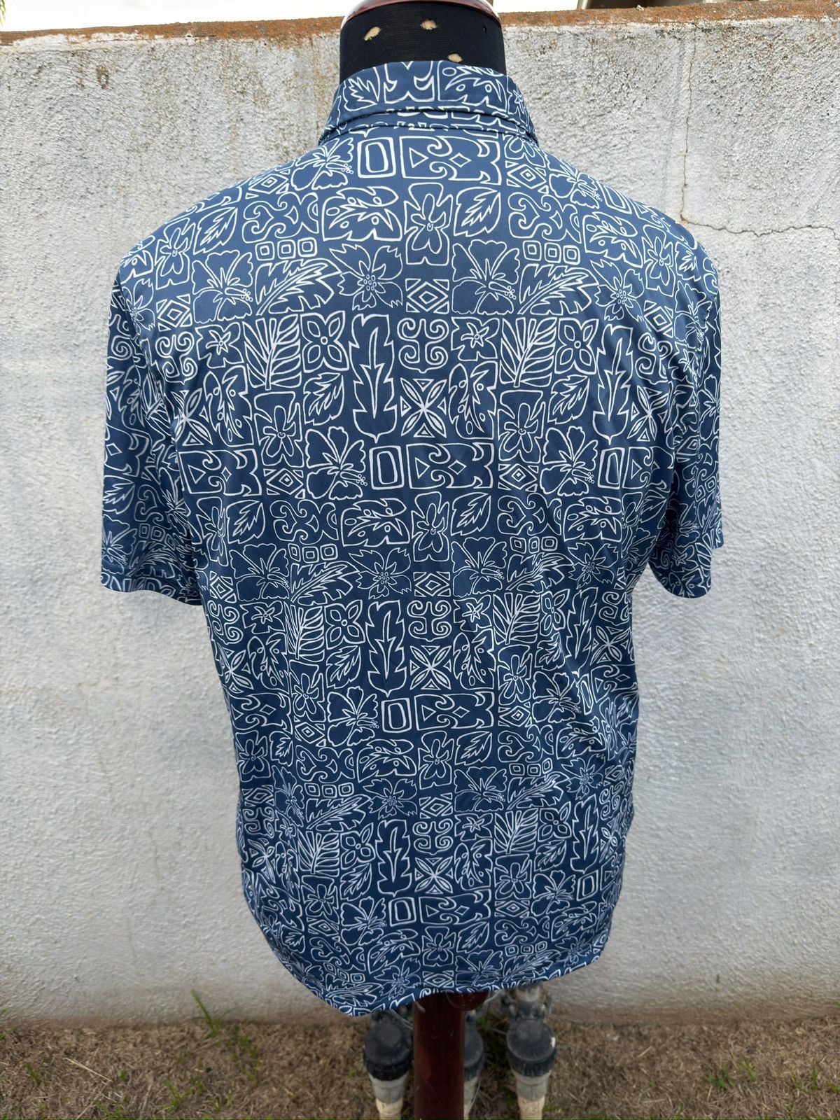 Reyn Spooner PreOwned Reyn Spooner Brrr Polo Shirt Hawaiian Print Men's L Size US L / EU 52-54 / 3 - 2 Thumbnail
