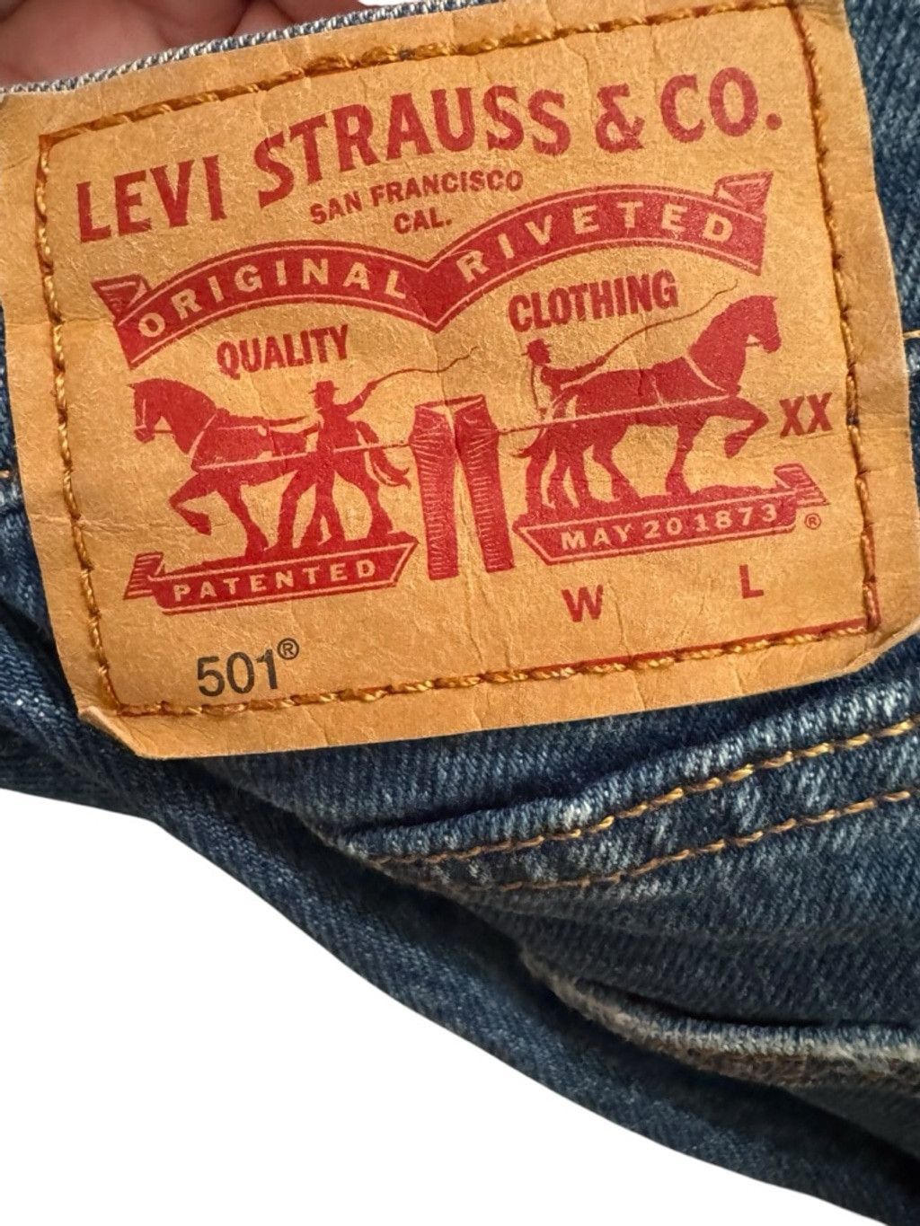 Levi's Levi's 501 Original Fit Jeans W25/L30 Size 25" / US 0 / IT 36 - 7 Thumbnail