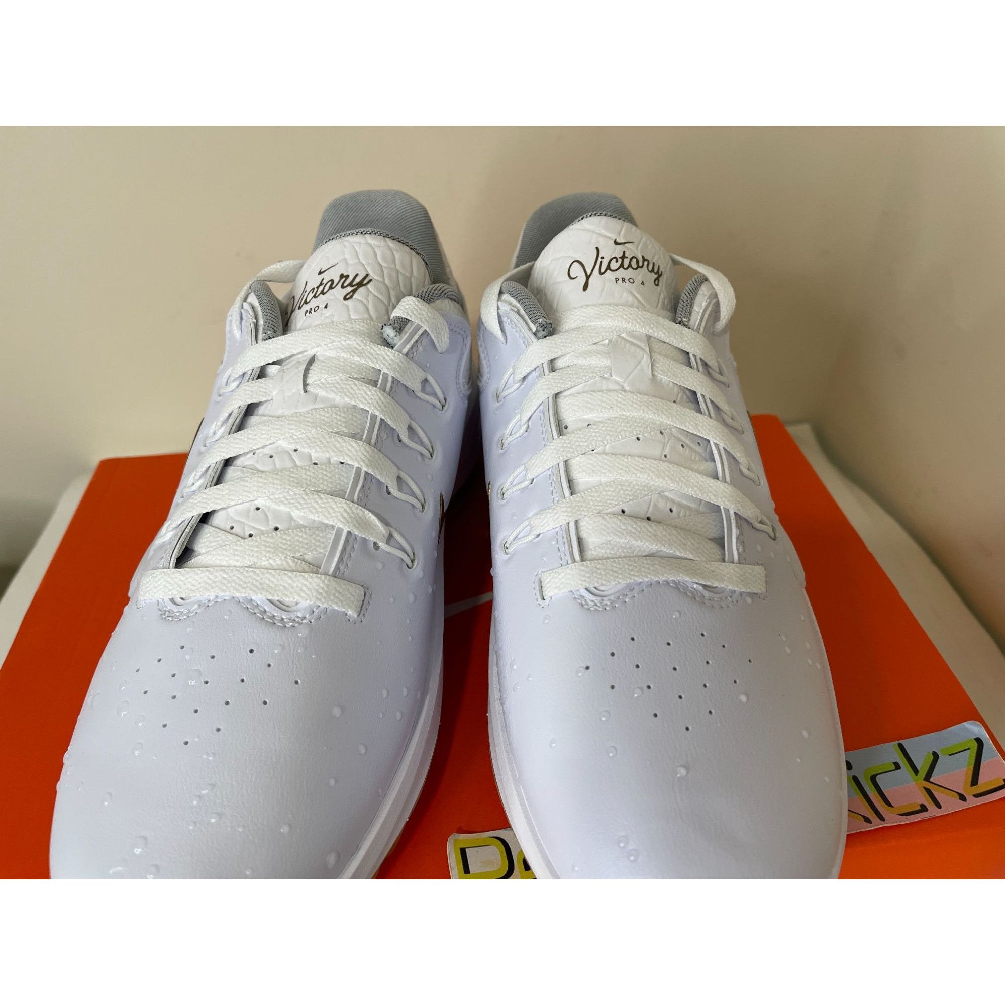 Nike Nike Victory Pro 4 NRG Golf The Players White Gold Mens 9.5u Size US 9.5 / EU 42-43 - 6 Thumbnail