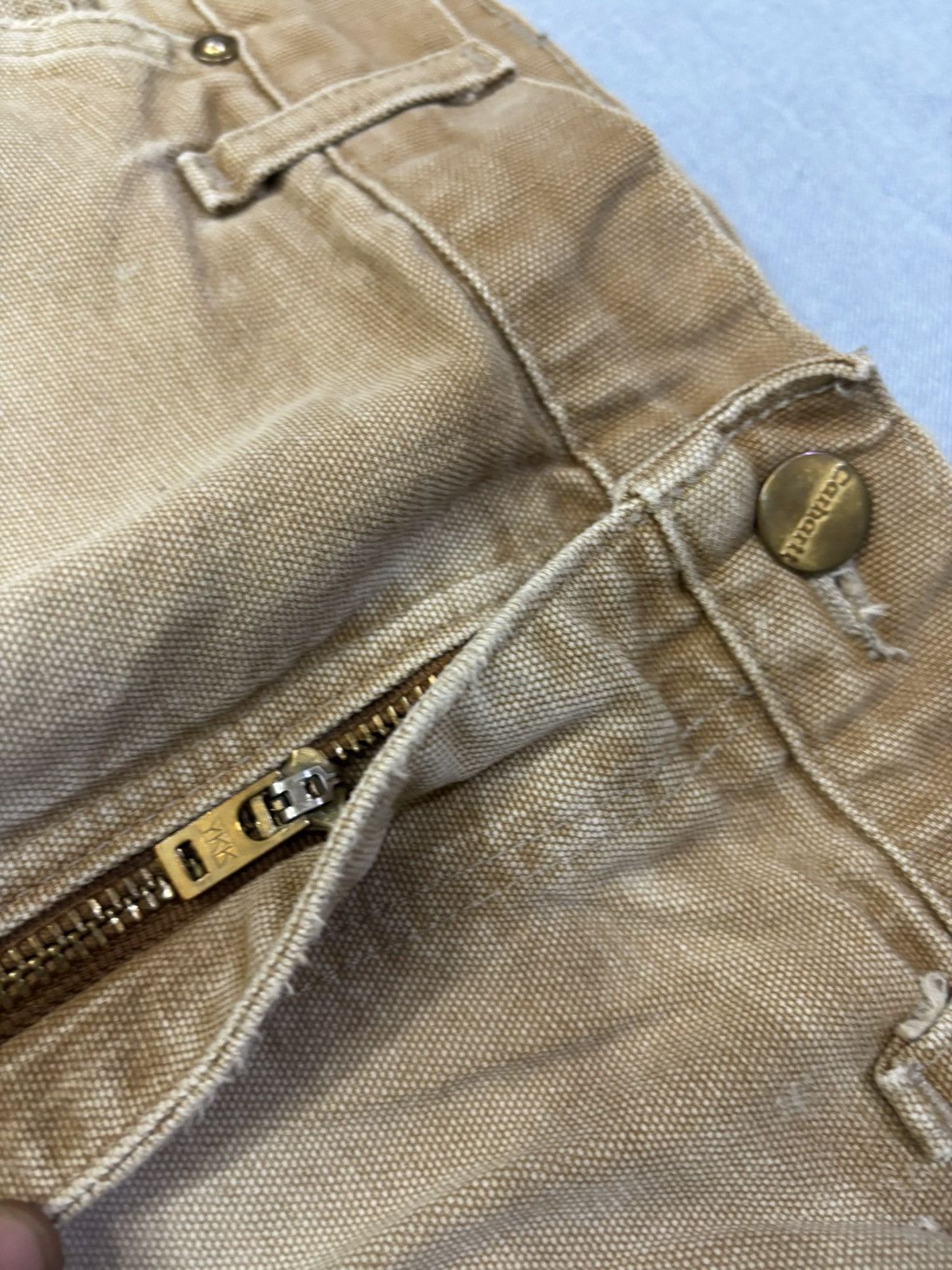 Carhartt Sunfade Carhartt B01 BRN Double knee denim Size US 32 / EU 48 - 5 Thumbnail