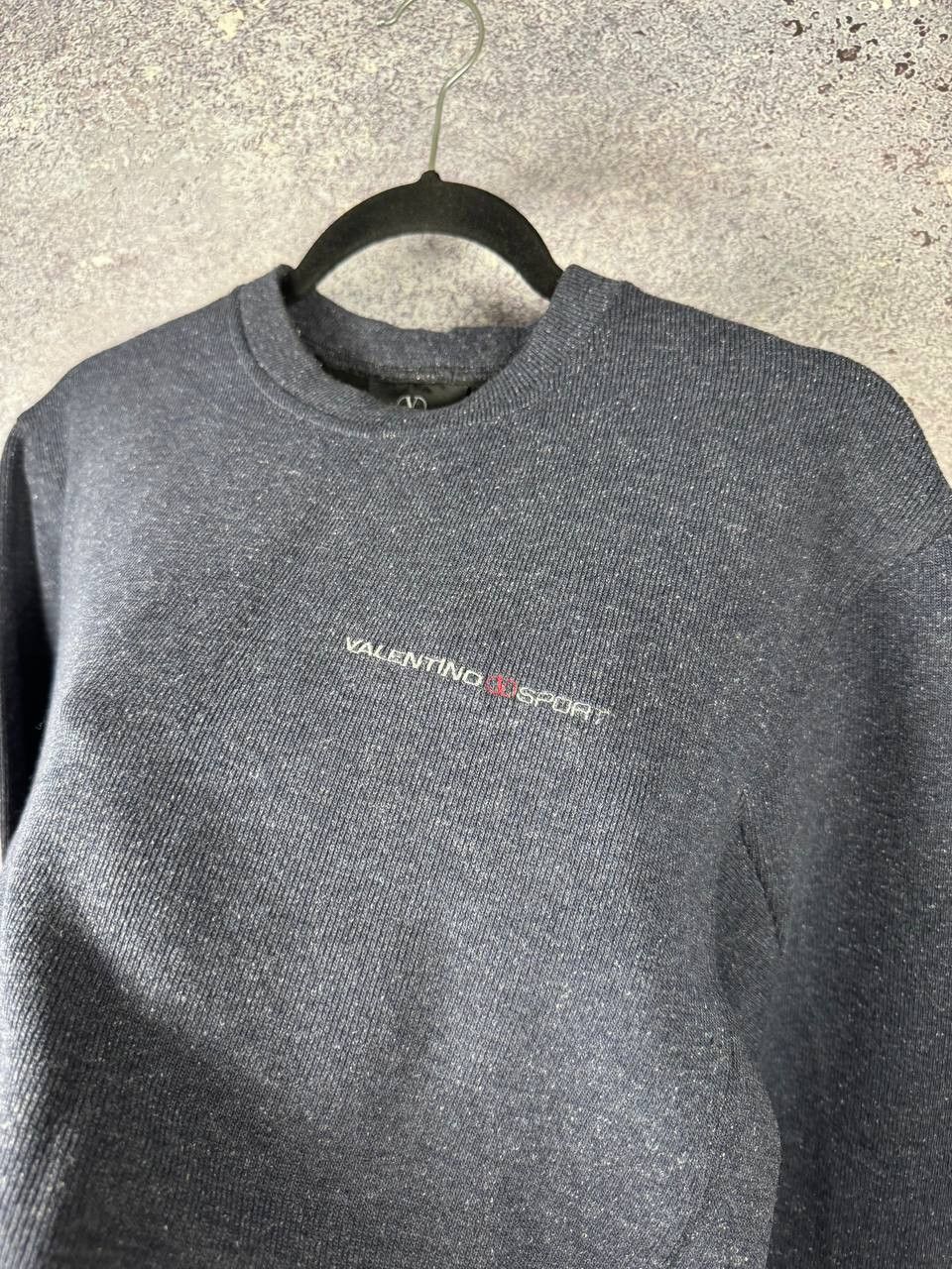Valentino Valentino Sport Lana Wool Sweatshirt Blue Vintage Large Size US L / EU 52-54 / 3 - 6 Thumbnail